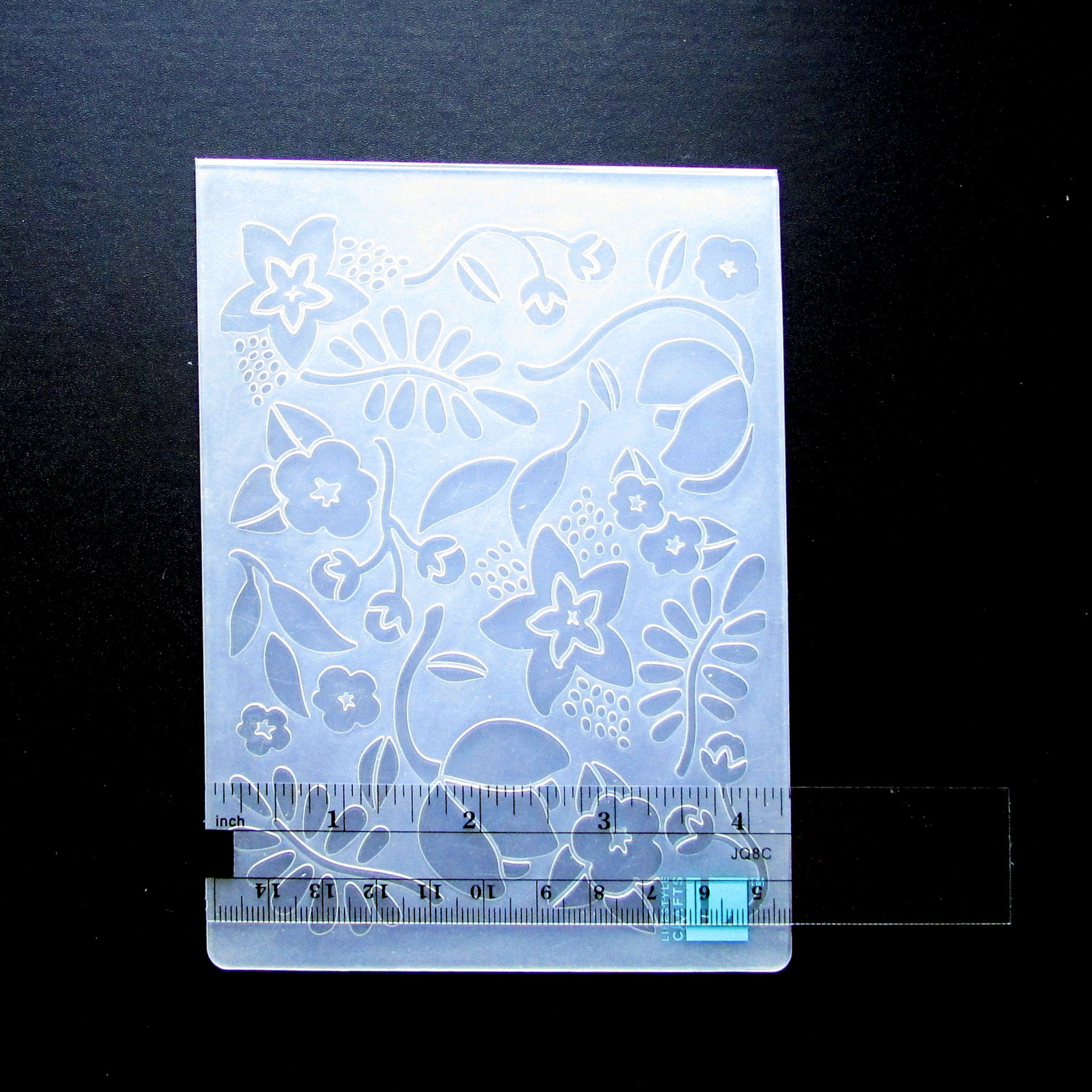  Floral Embossing Folder, Used A2