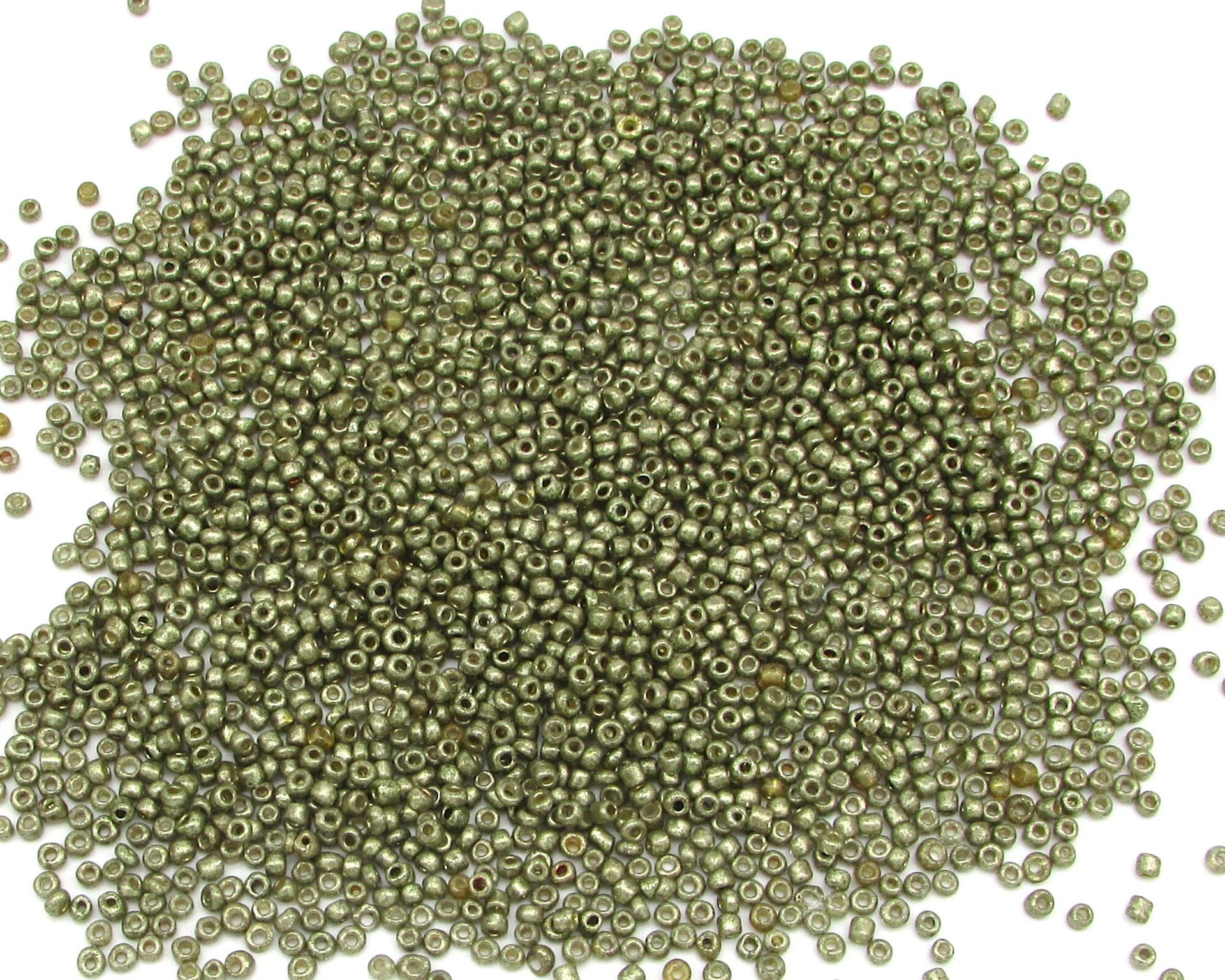 11/0 Seed Beads, Metallic Brown