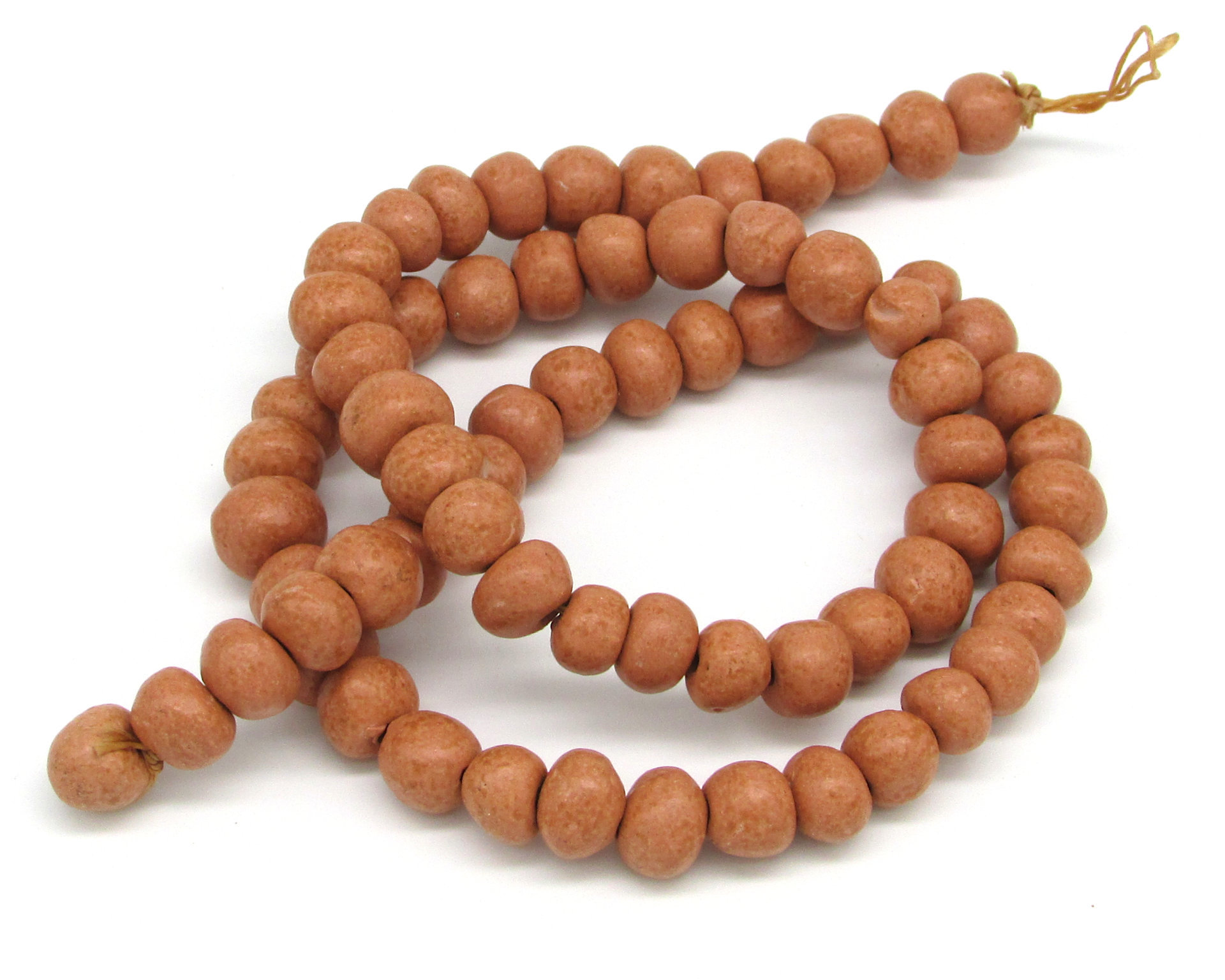Wooden Rondelle Bead Strands
