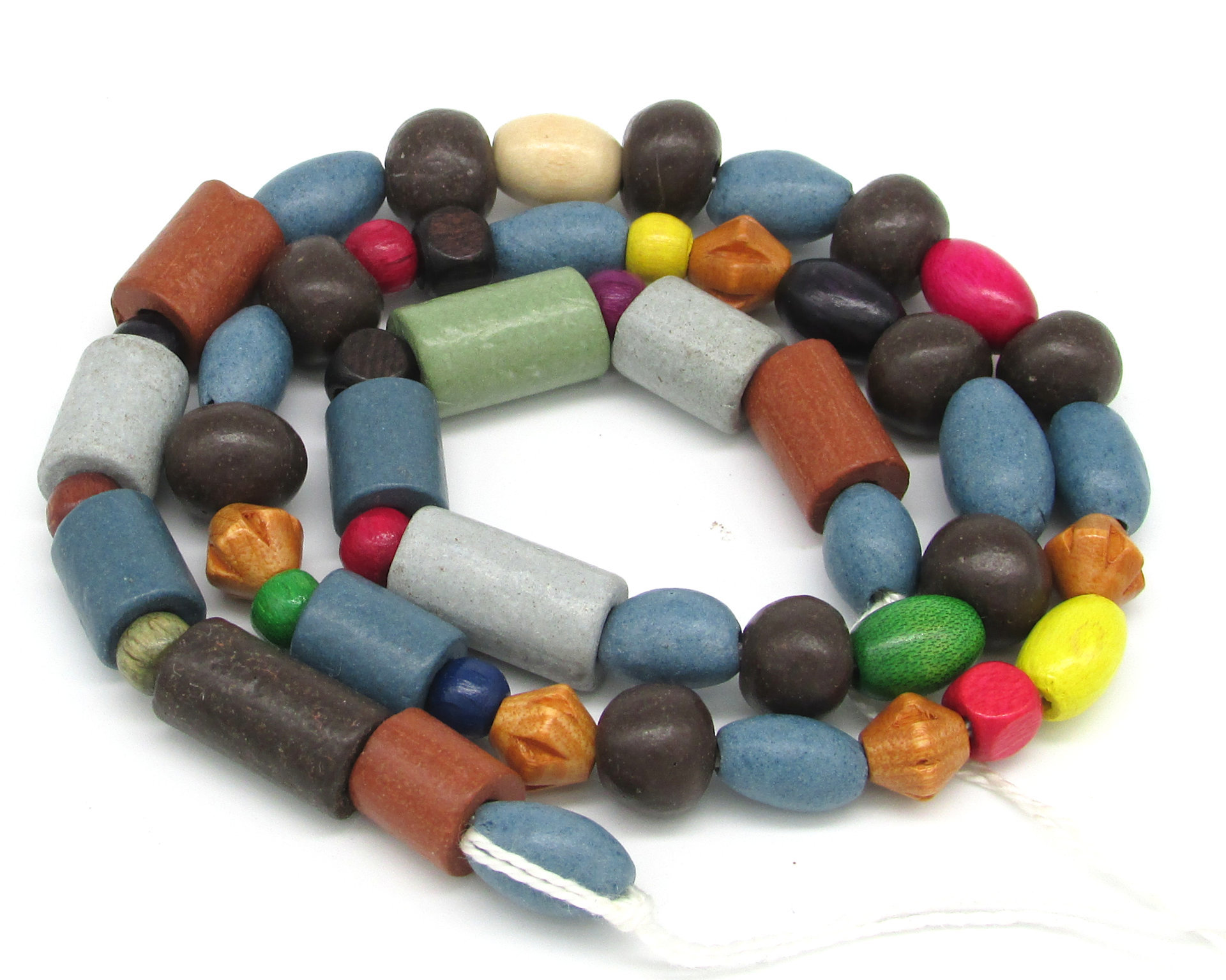 Wooden Beads Mixed Strand