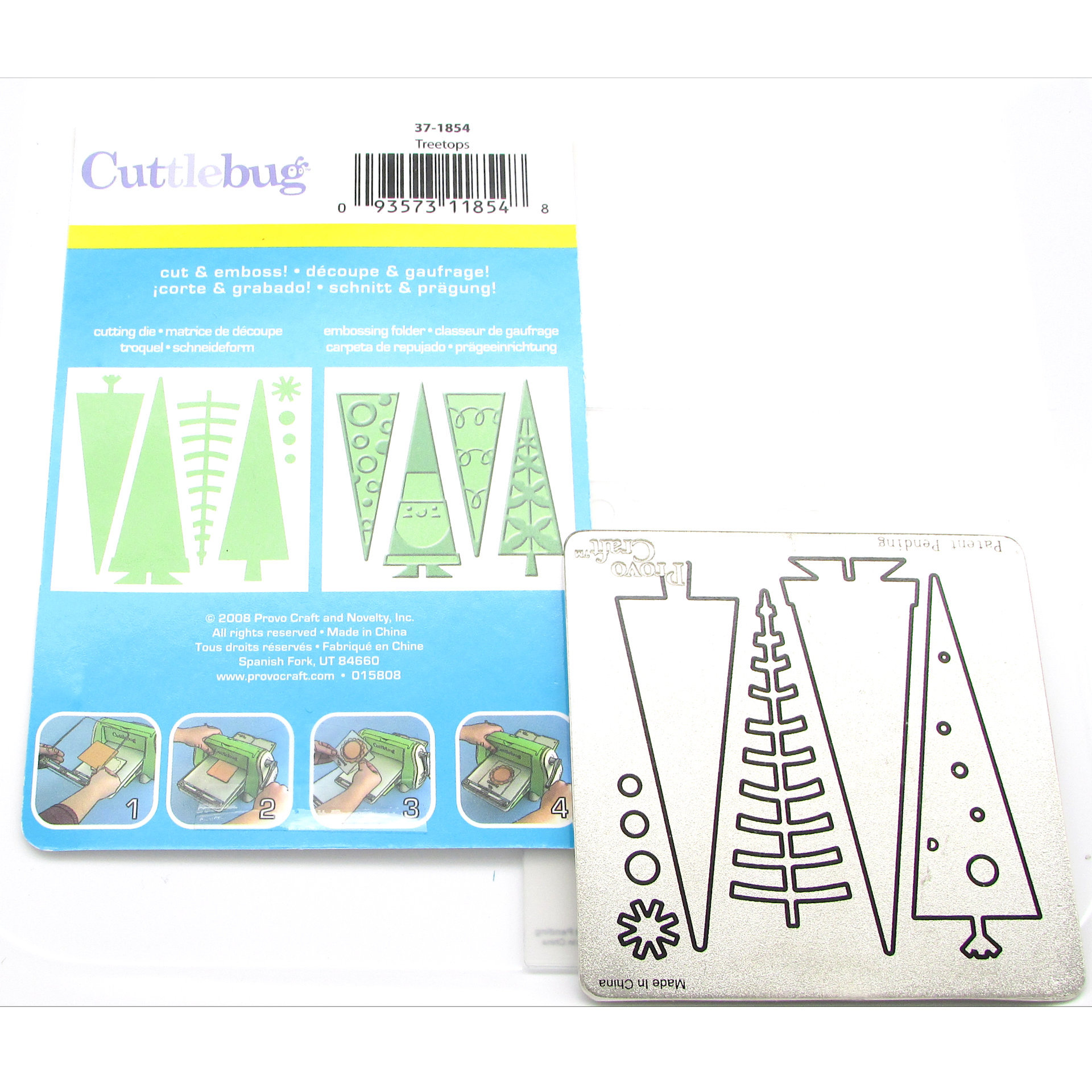 Cuttlebug Cut and Emboss Sets, 3" Folder with Die