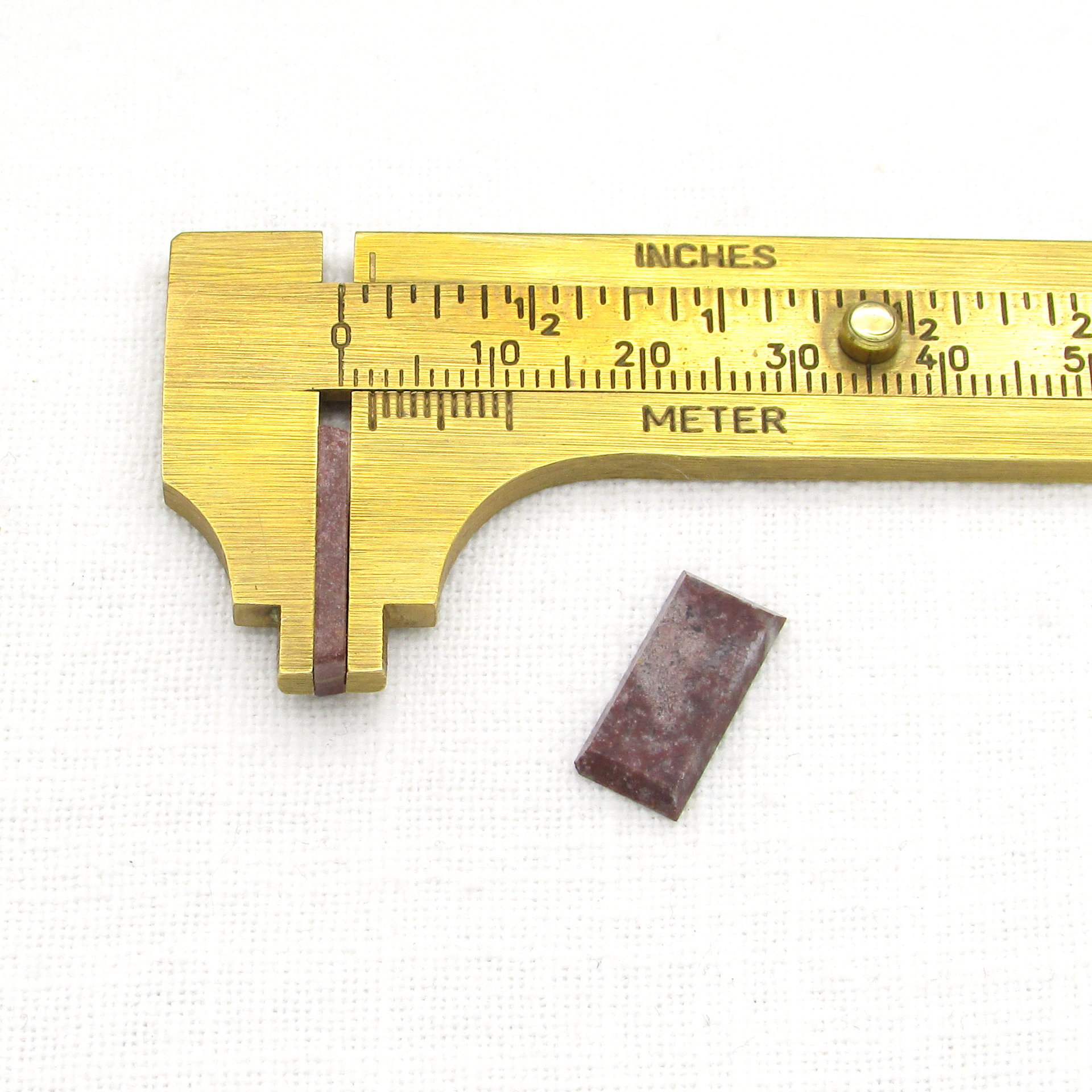 Jasper Cabochons,  16.3x8mm Flat Beveled Rectangular Stones