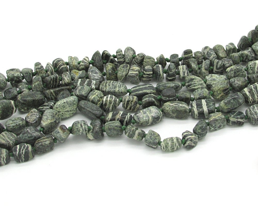 Zebra Jasper Gemstone Chip Beads