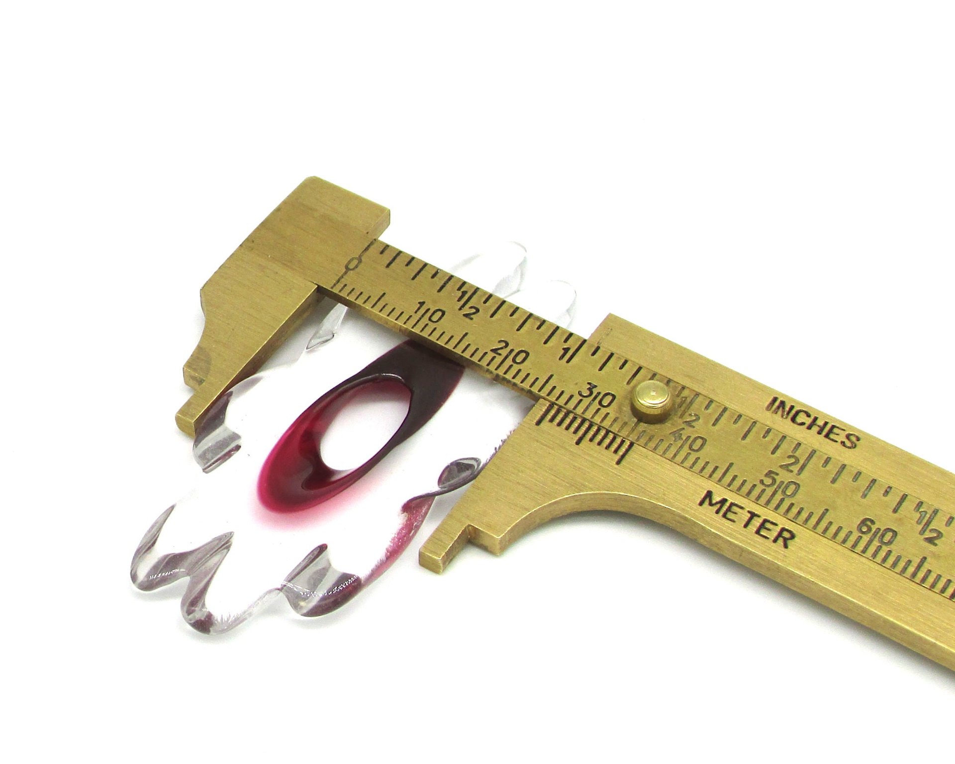 Furnace Cane Flower Slice Pendant