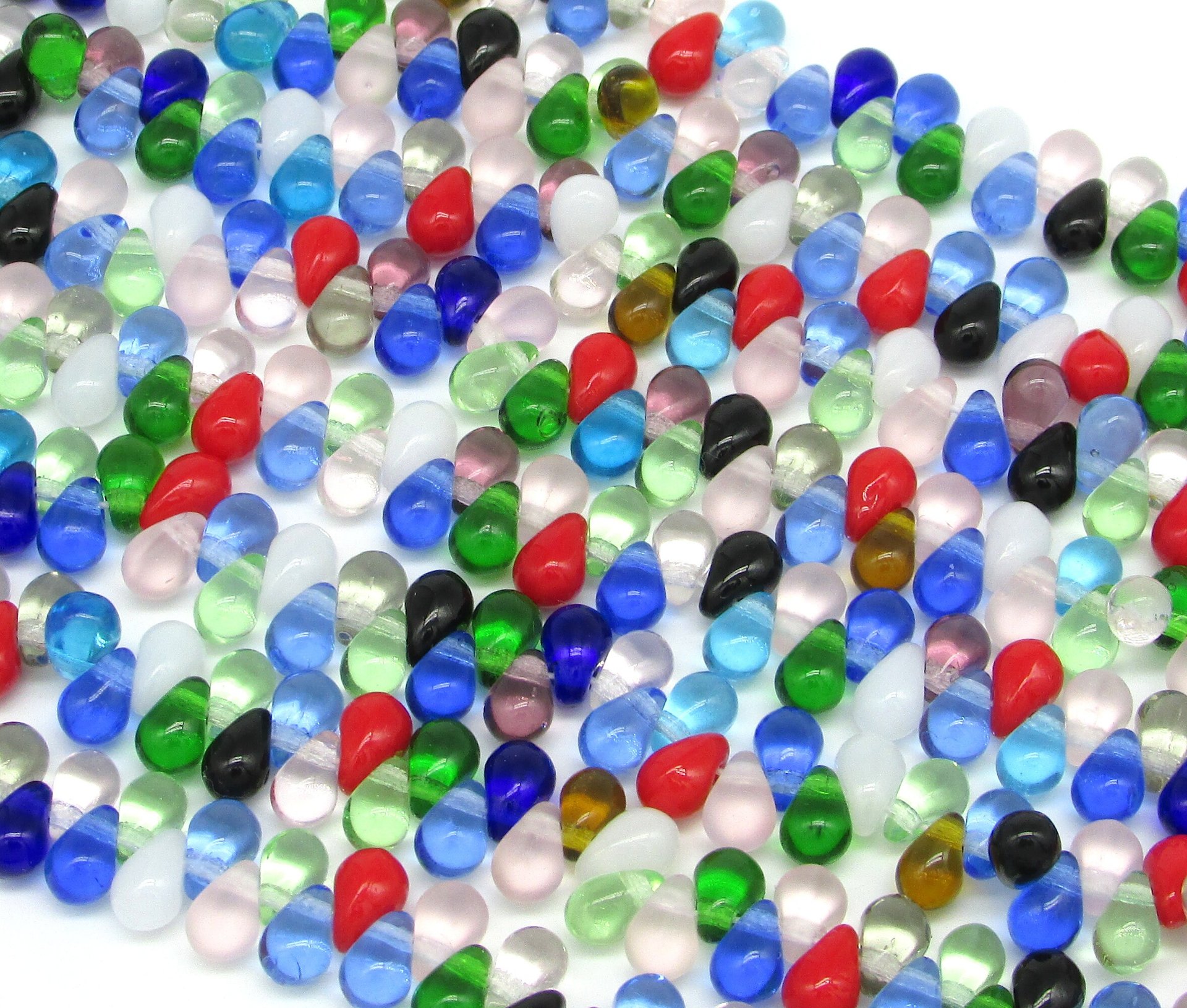 6x4mm Czech Glass Briolettes (100)