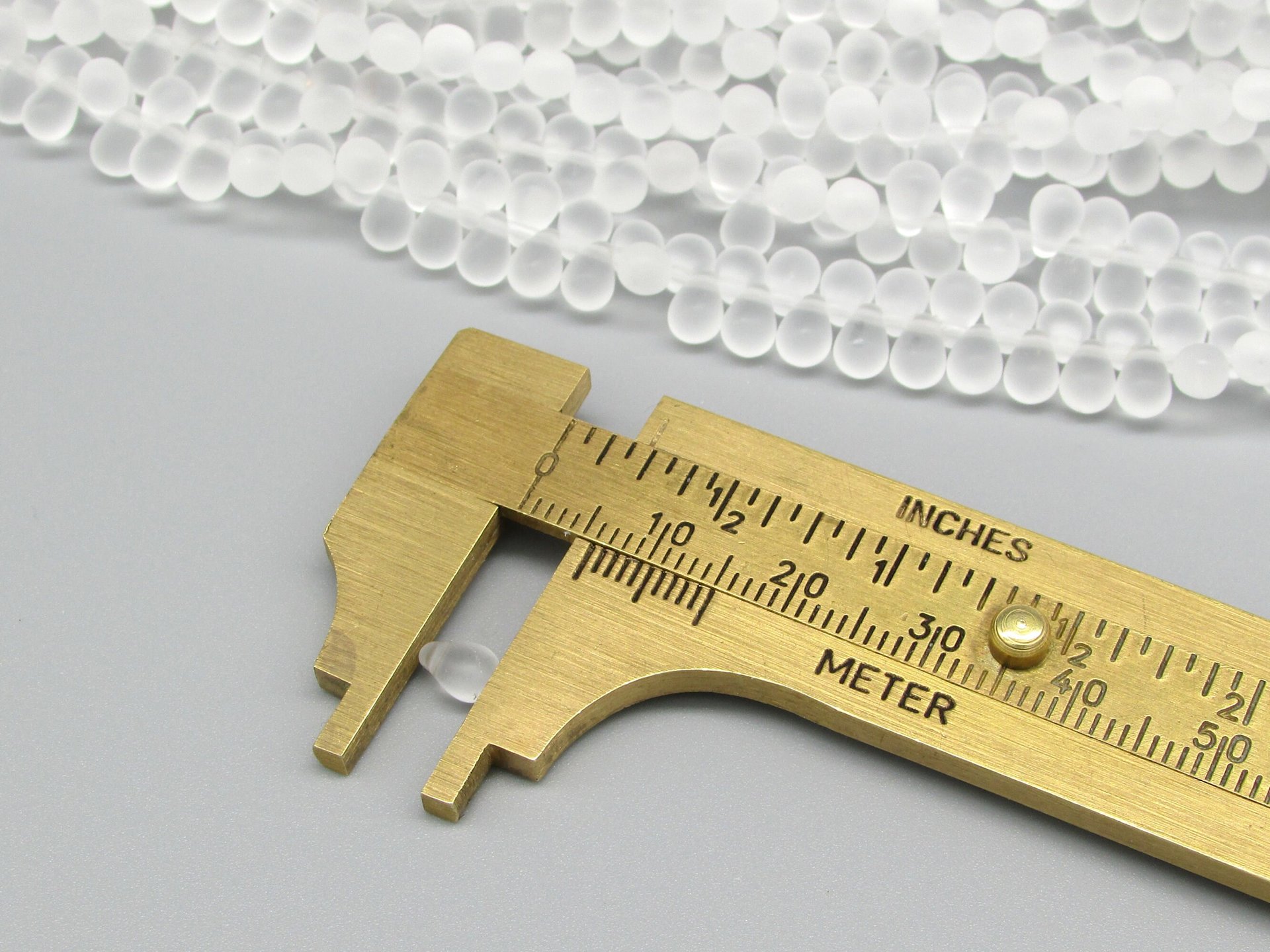 6x4mm Frosted Teardrop Briolettes, Matte Crystal Czech Pressed Glass Beads (100)