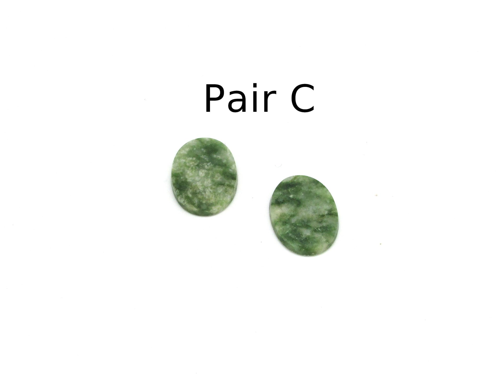 18x13mm Oval Wyoming Jade Cabochons