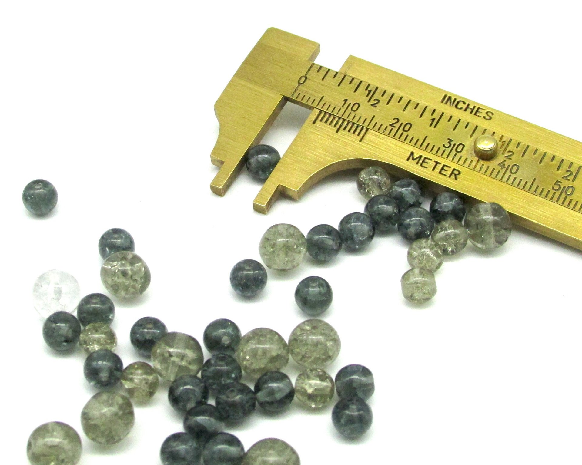 Czech Crackled Glass Bead Mix