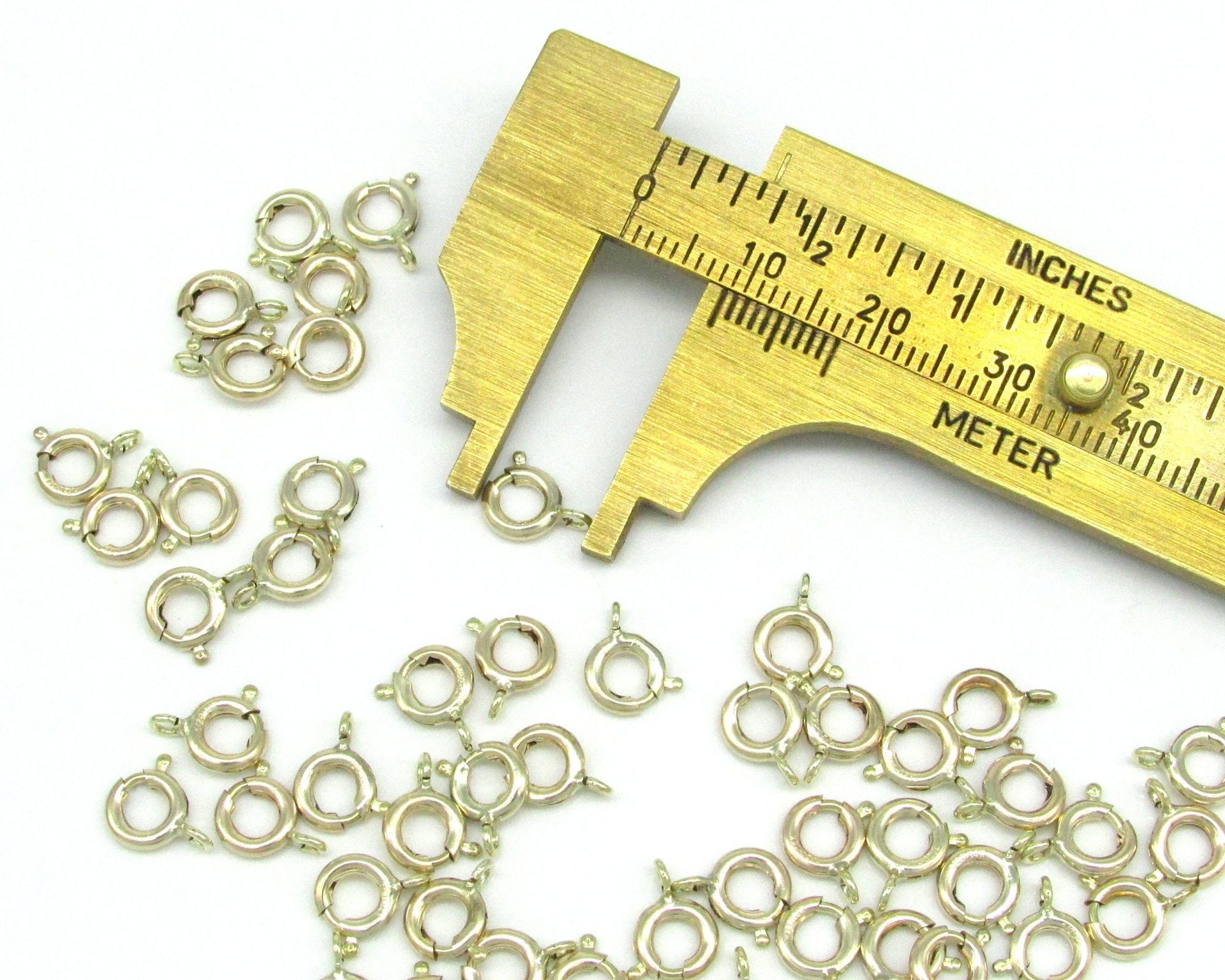 6mm Spring Ring Clasp, 14k Gold Filled