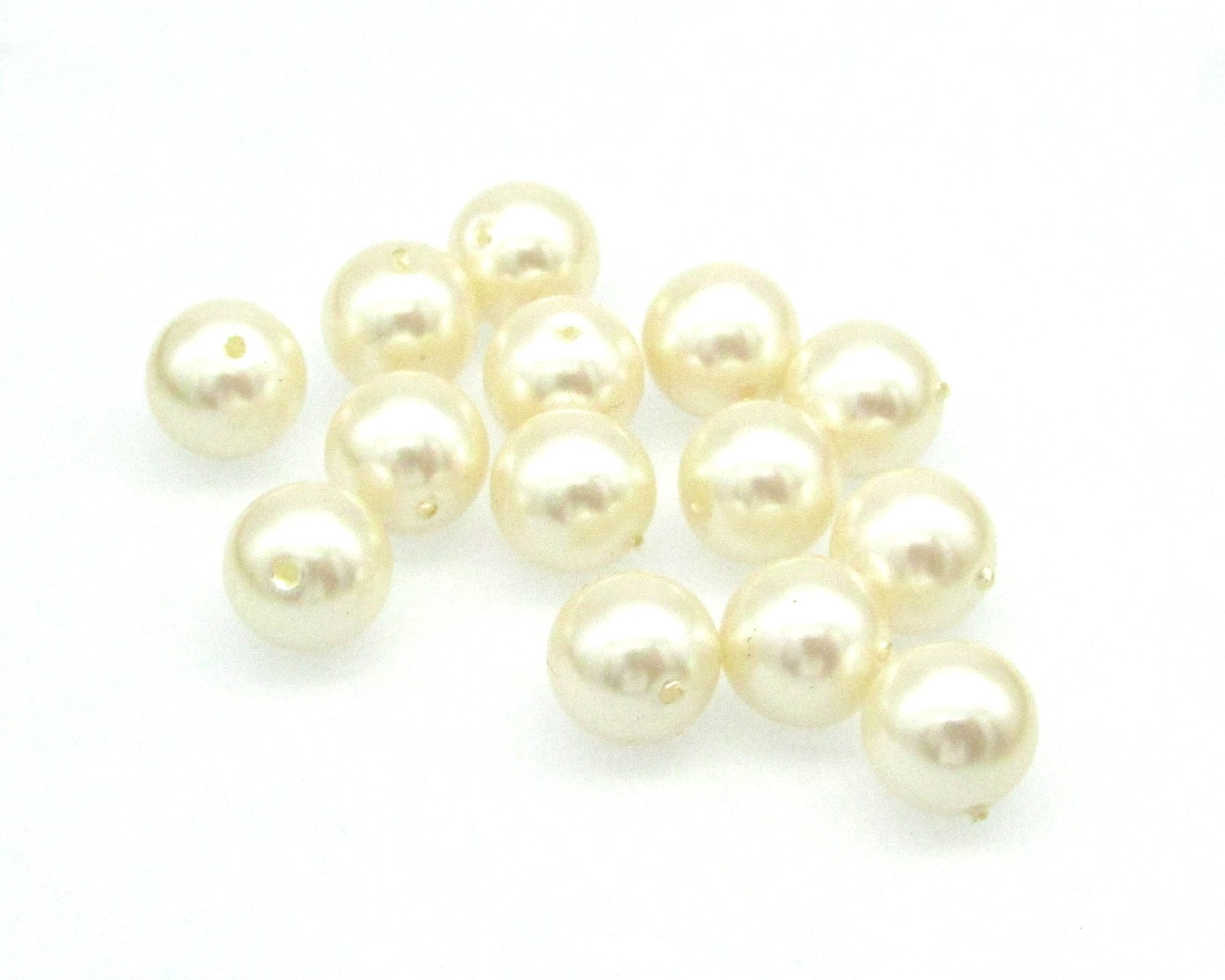 Vintage Faux Pearls, Cultura Plastic Beads