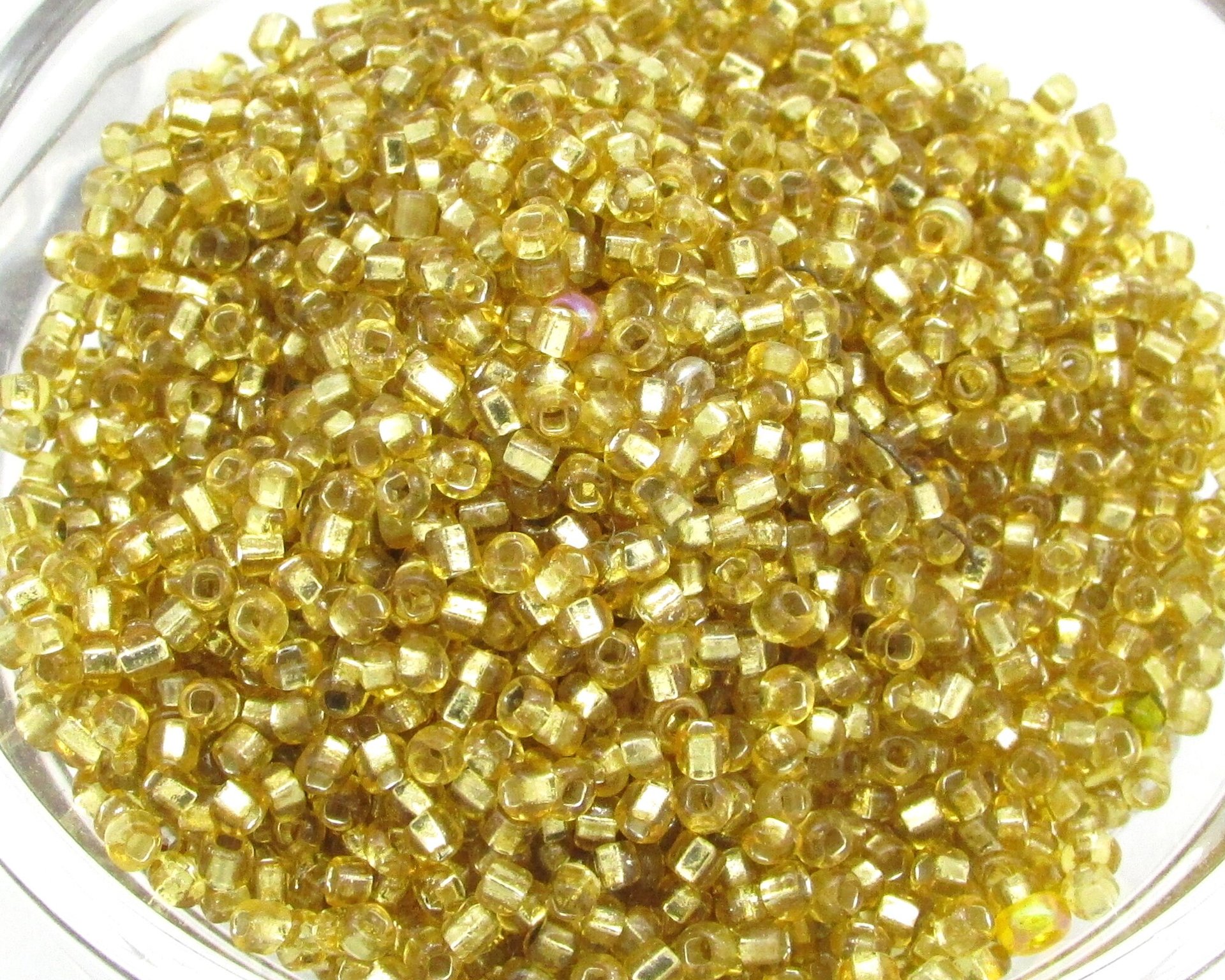 Translucent Gold 11/0 Rocailles