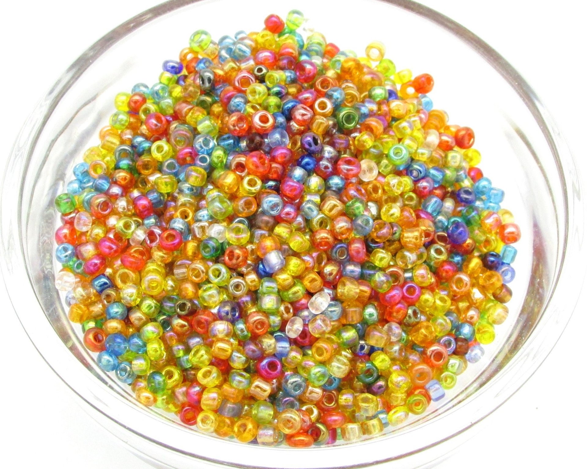 11/0 Rainbow Lustre Seed Bead Mix