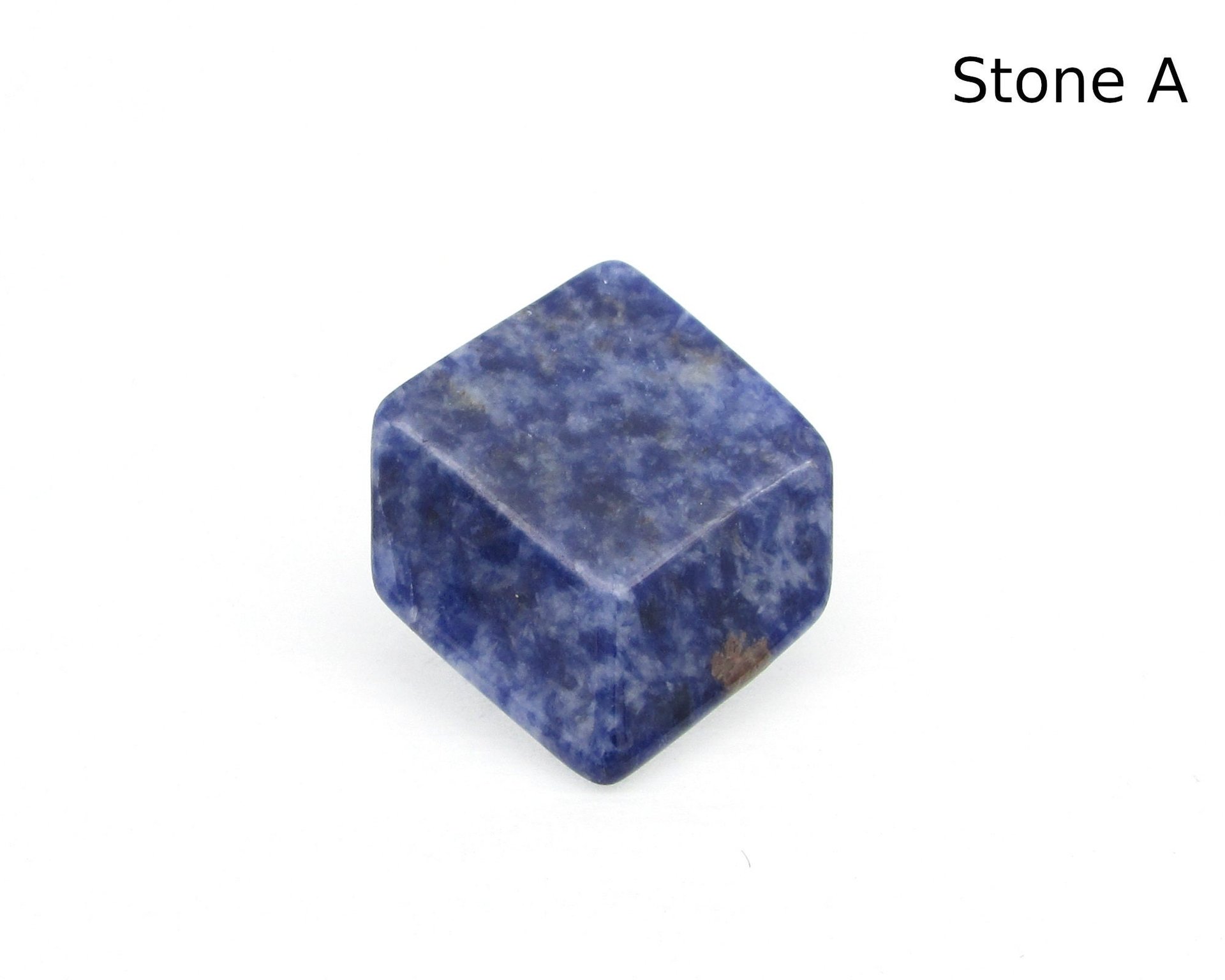 Rhomboid Cabochon, Dark Blue Sodalite 35x26.5mm 32.7ct Semiprecious Gem