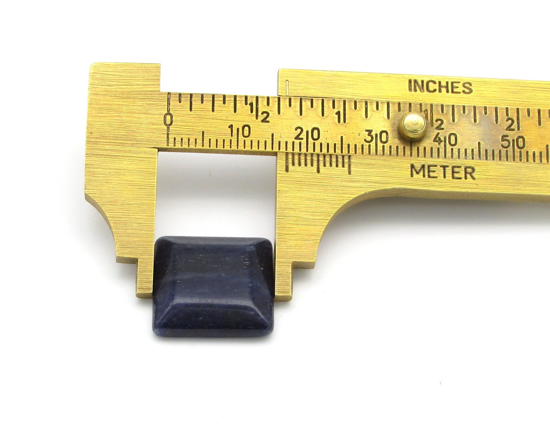 Sodalite Cabochon, 17x4.5mm Beveled Square Natural Gemstone, 13.25ct