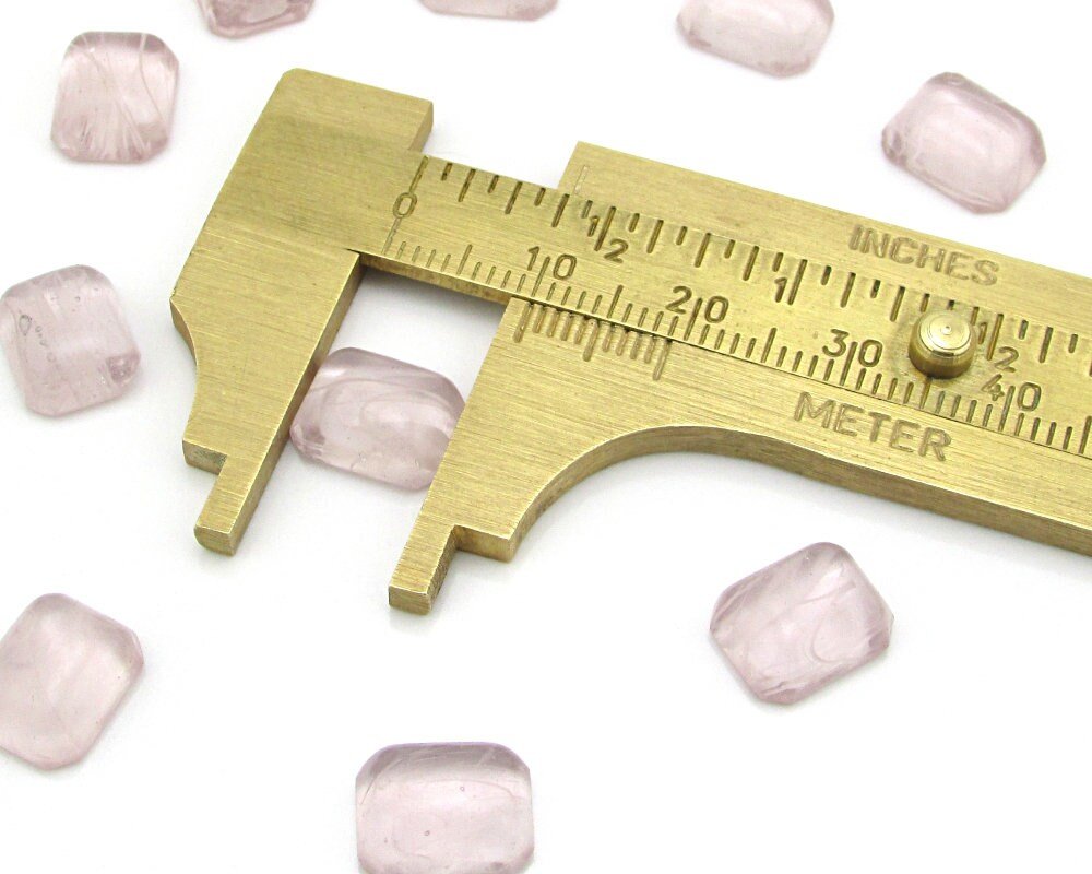 Octagonal Light Amethyst Glass Cabochons