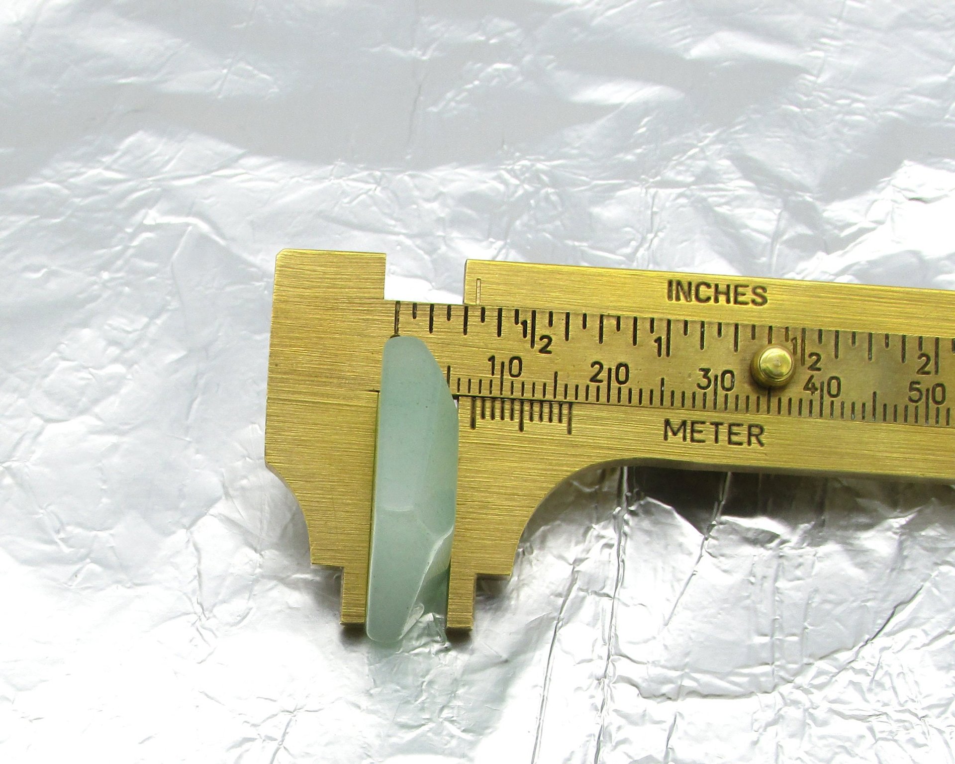 Nephrite Jade Square Cabochon, Diagonal Bevel 21mm 35.6-41.45 Carat Flat Back Stone