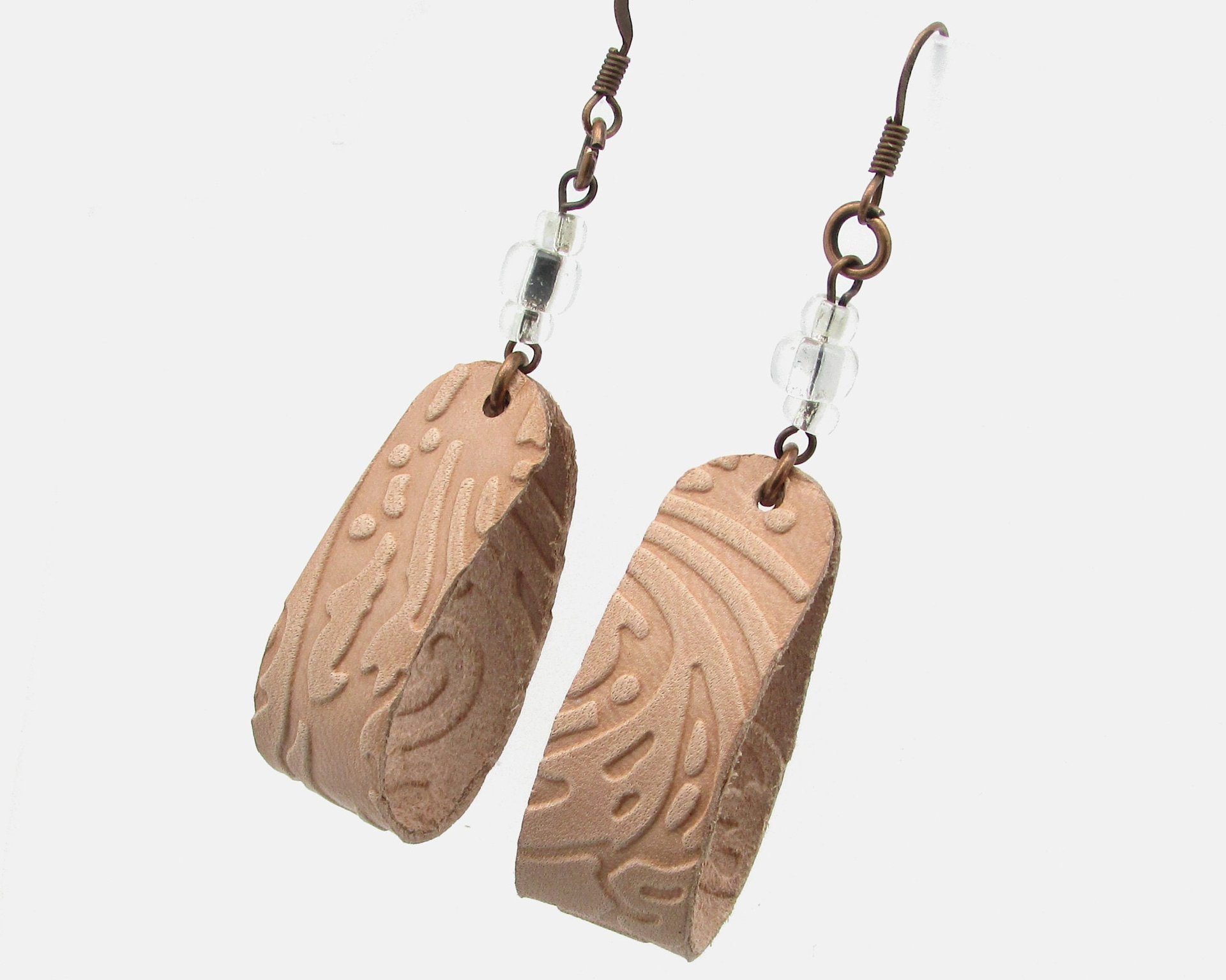 3 Inch Leather Die Cuts for making Loops and Long Dangles (10)