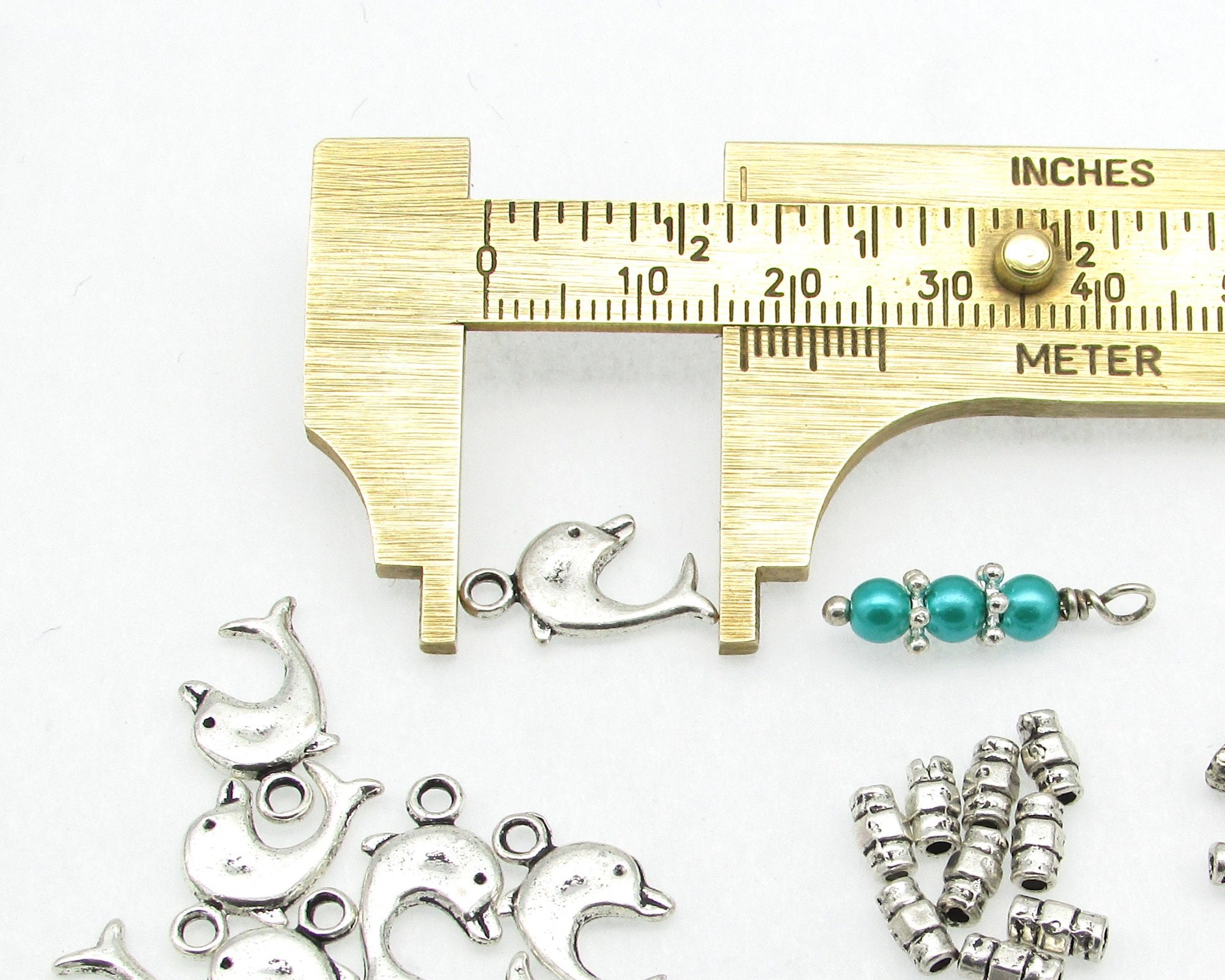 Silver Plated Spacers and Charms, 88pc Mixed Lot