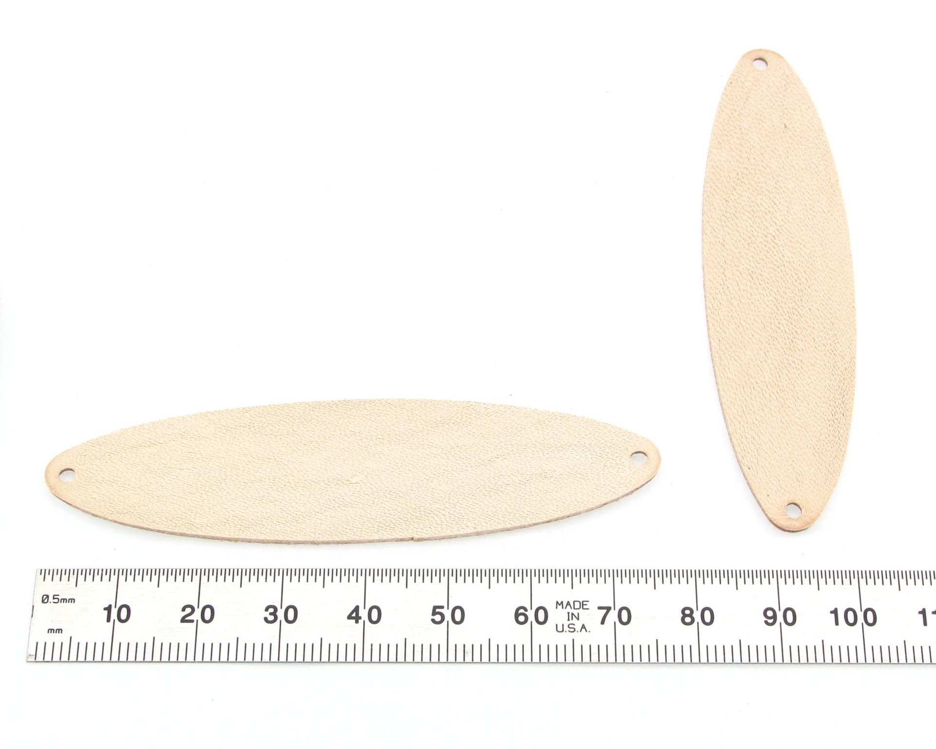 3 Inch Leather Die Cuts for making Loops and Long Dangles (10)