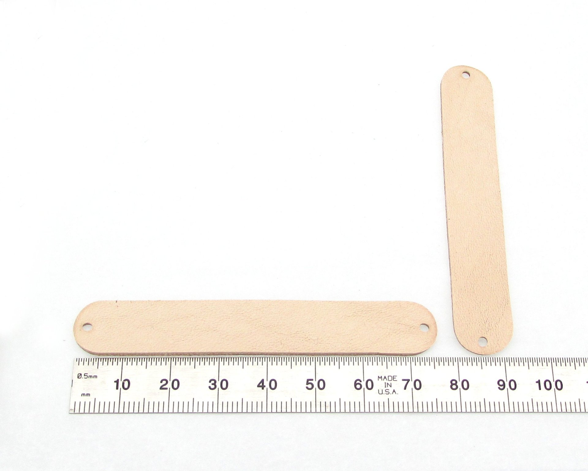 3 Inch Leather Die Cuts for making Loops and Long Dangles (10)