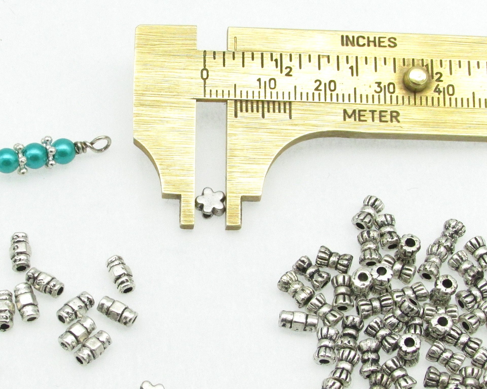 Silver Plated Spacers and Charms, 88pc Mixed Lot