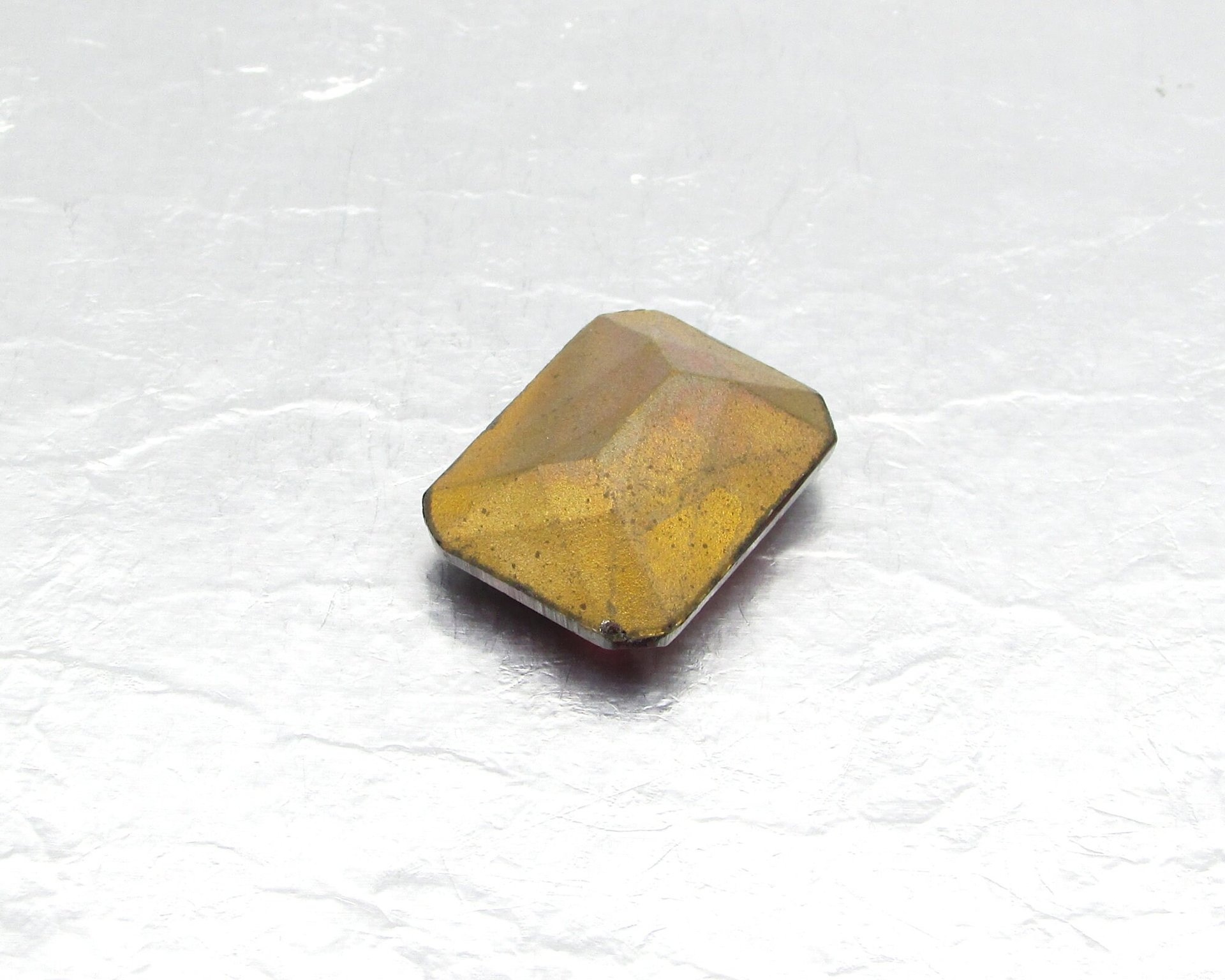 20x15.5mm Octagon Foiled Amethyst Rhinestone (1)