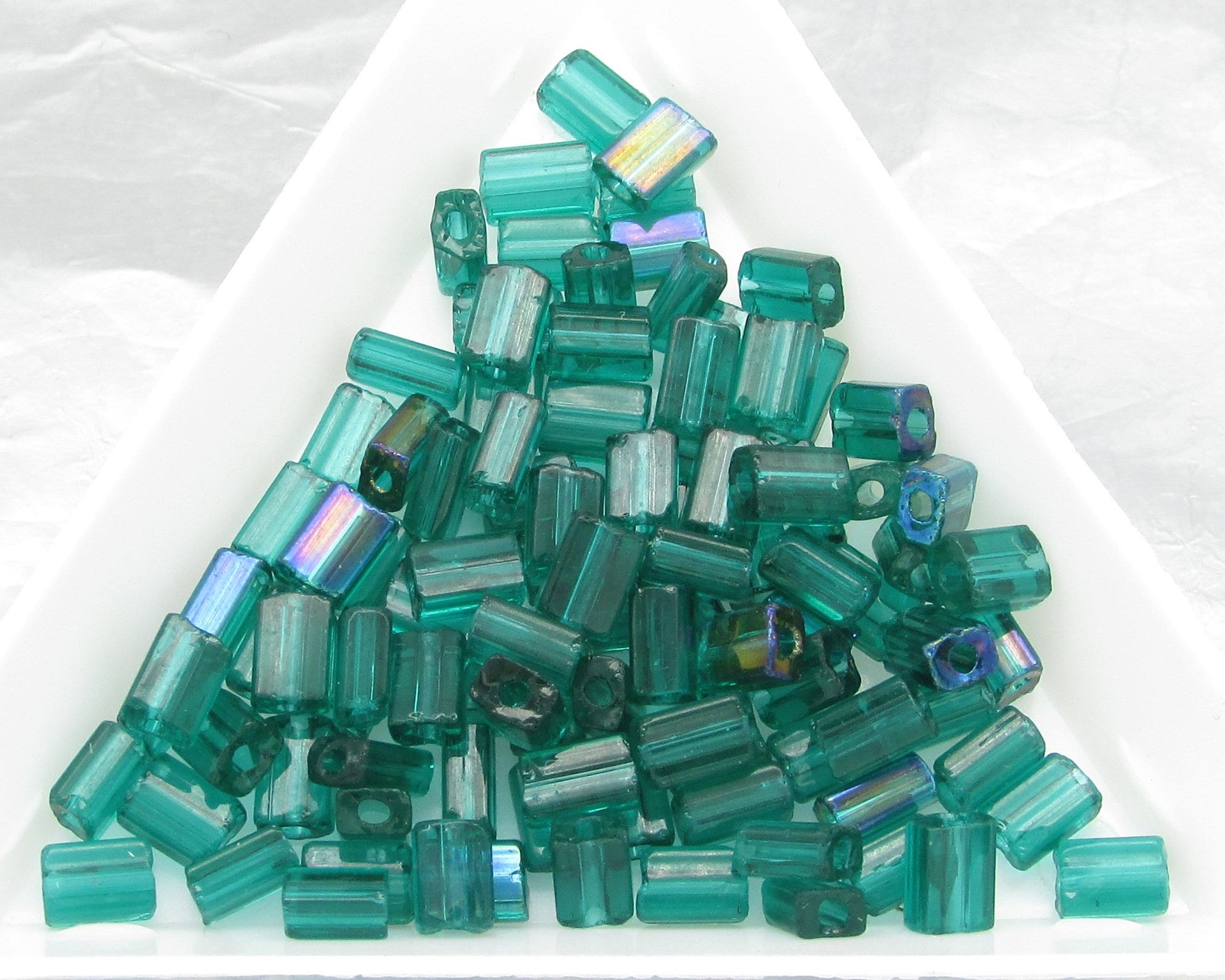 5x3mm Rectangle Beads, Flat Czech Glass Niblets