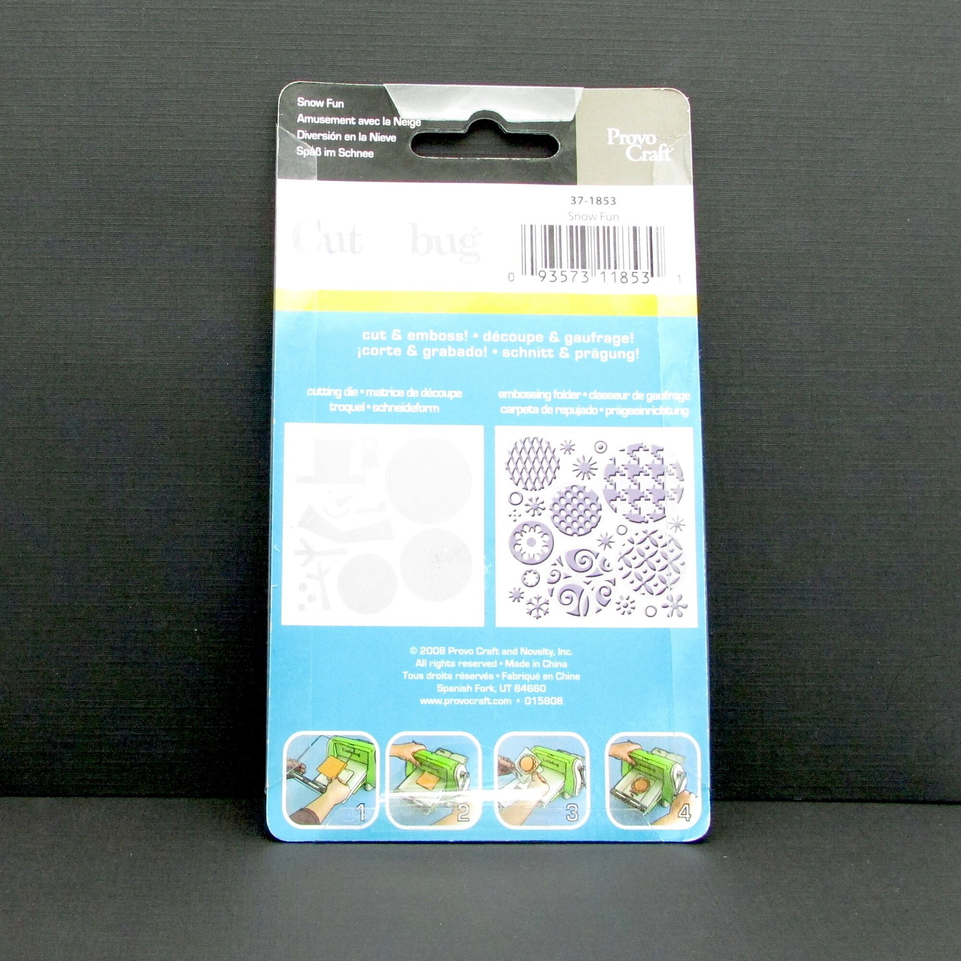 Cuttlebug Cut and Emboss Sets, 3" Folder with Die