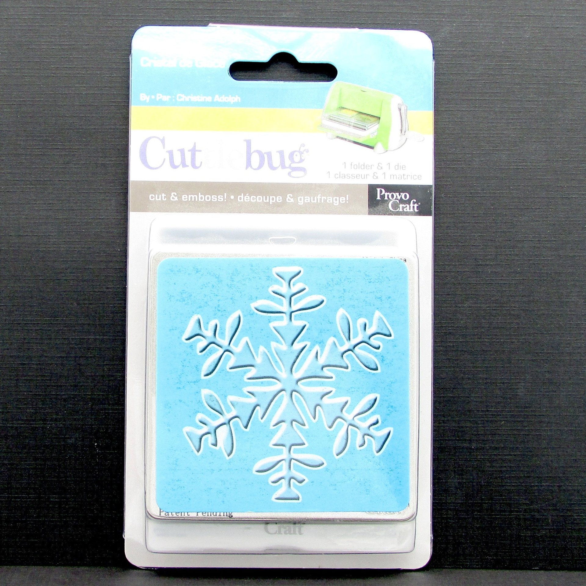 Cuttlebug Cut and Emboss Sets, 3" Folder with Die