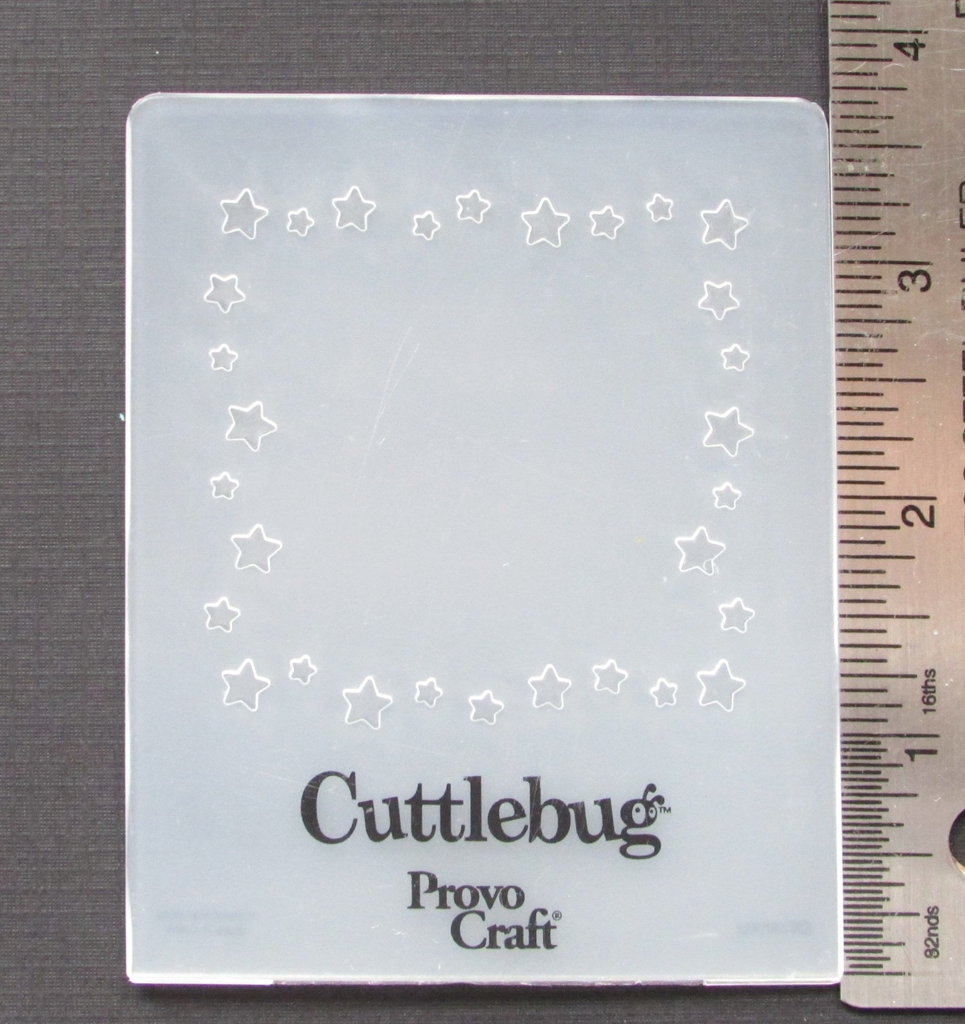 Cuttlebug Embossing Folder 3” Starry Frame