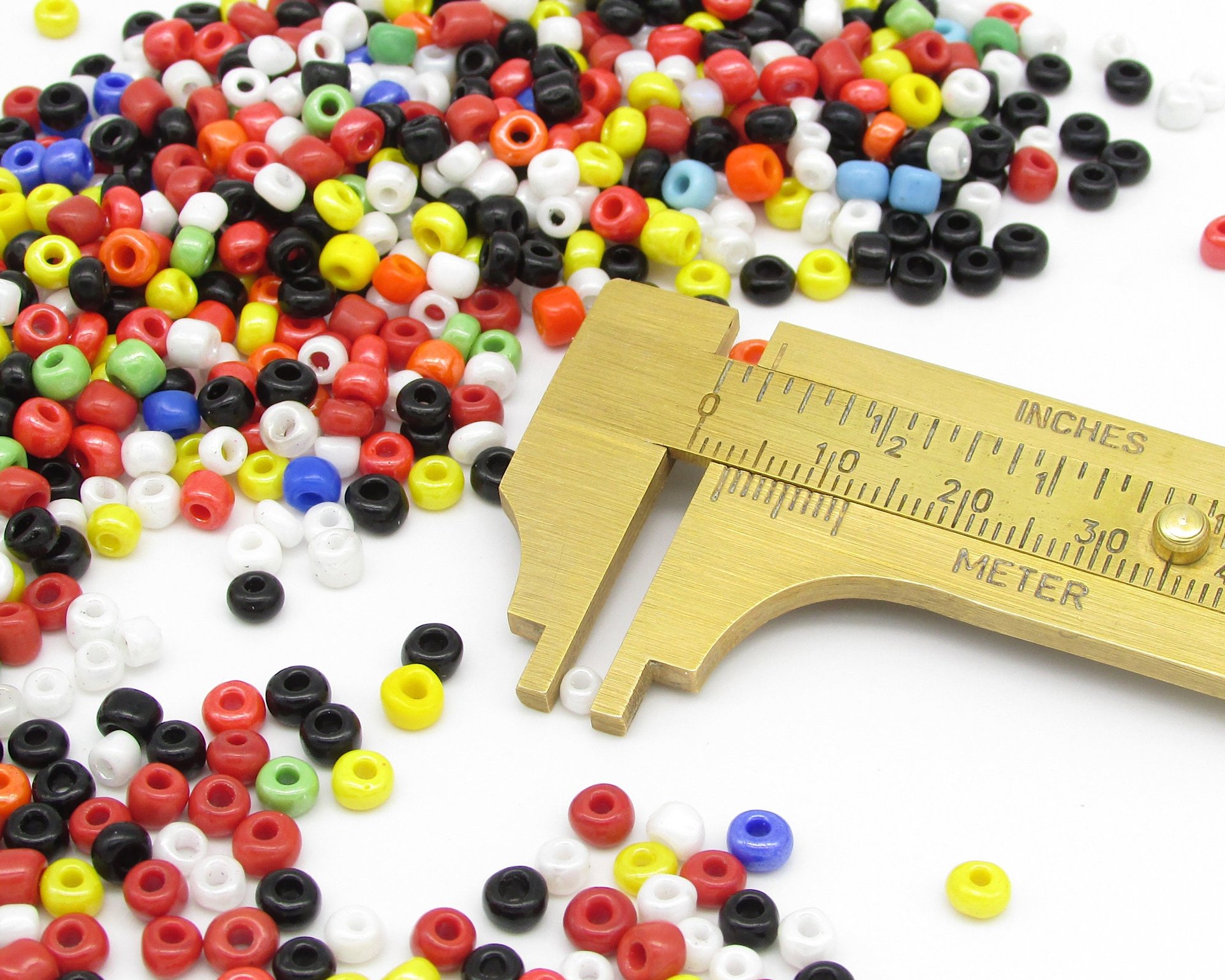 Opaque Seed Bead Mix, 6/0 and 8/0 Rocailles