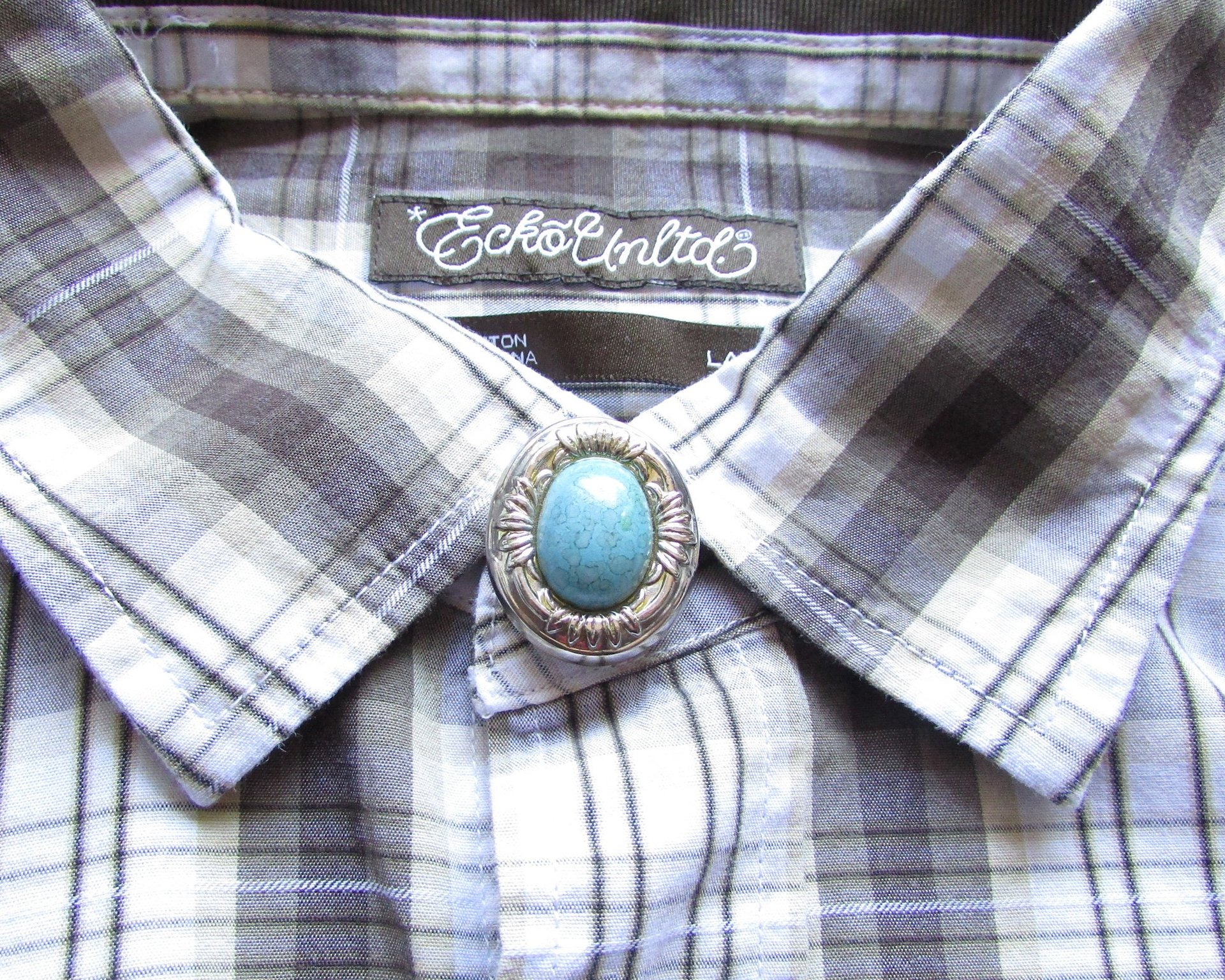 Silver-Tone Button Covers, Vintage Western Bling for Shirts and Cardigans (ea)