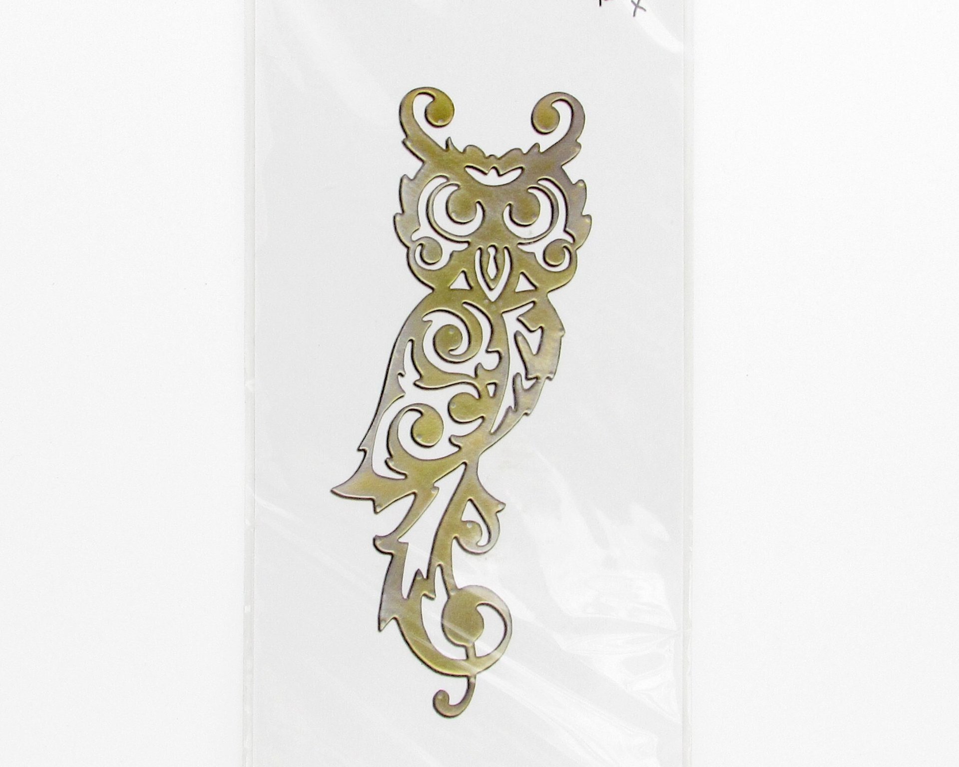 Regal Owl Cutting Die, NIP Sizzix Thinlits 660098 for Manual Embossing