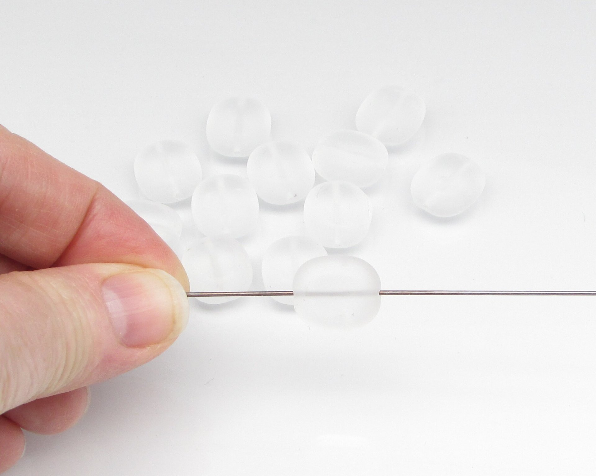 14x12mm Rectangular Cushion Tablets, Vintage Czech Glass Beads (12)