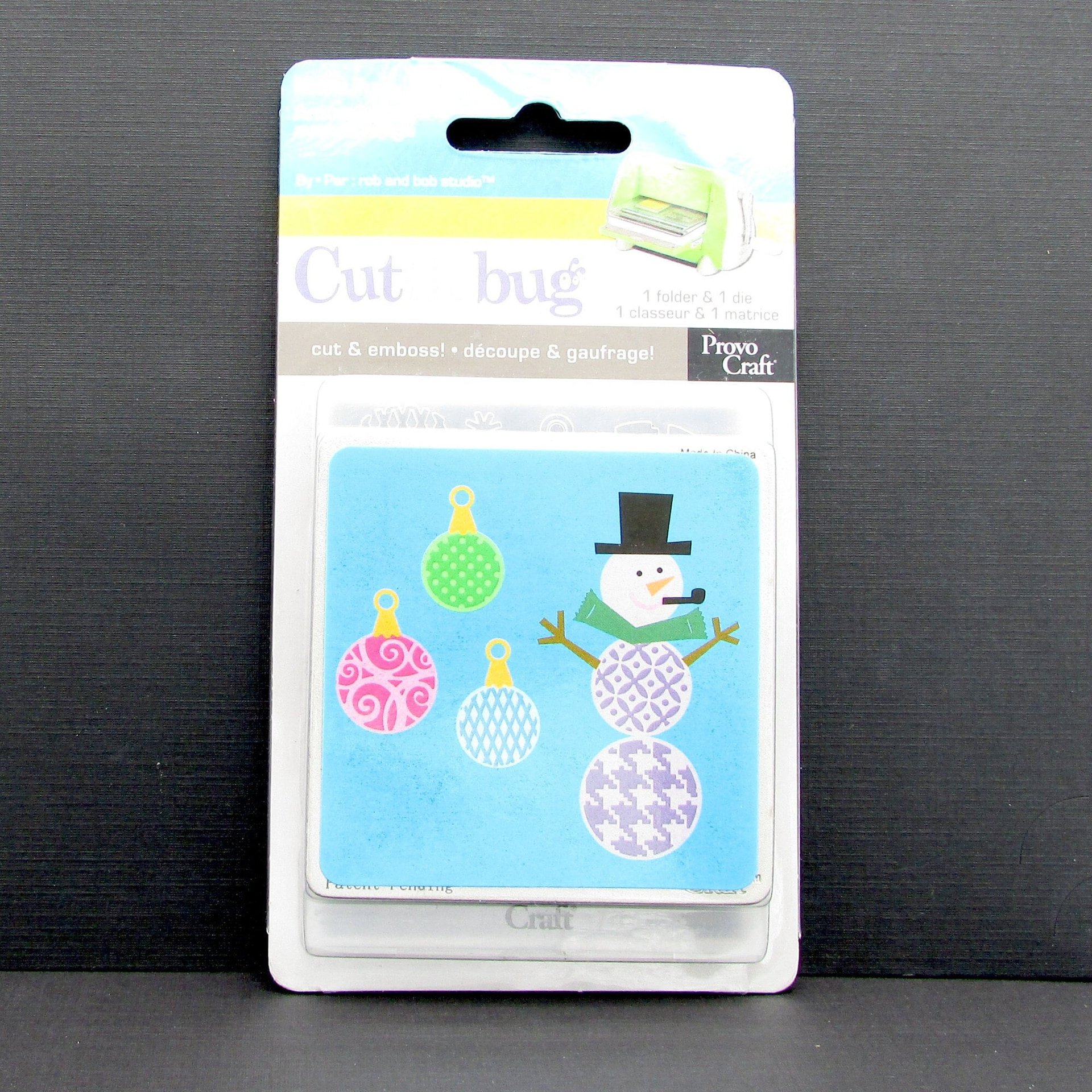 Cuttlebug Cut and Emboss Sets, 3" Folder with Die