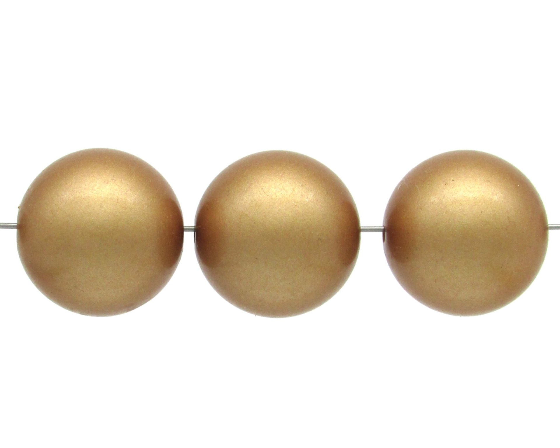 22mm Round Beads, Vintage Jumbo Plastic Pearls