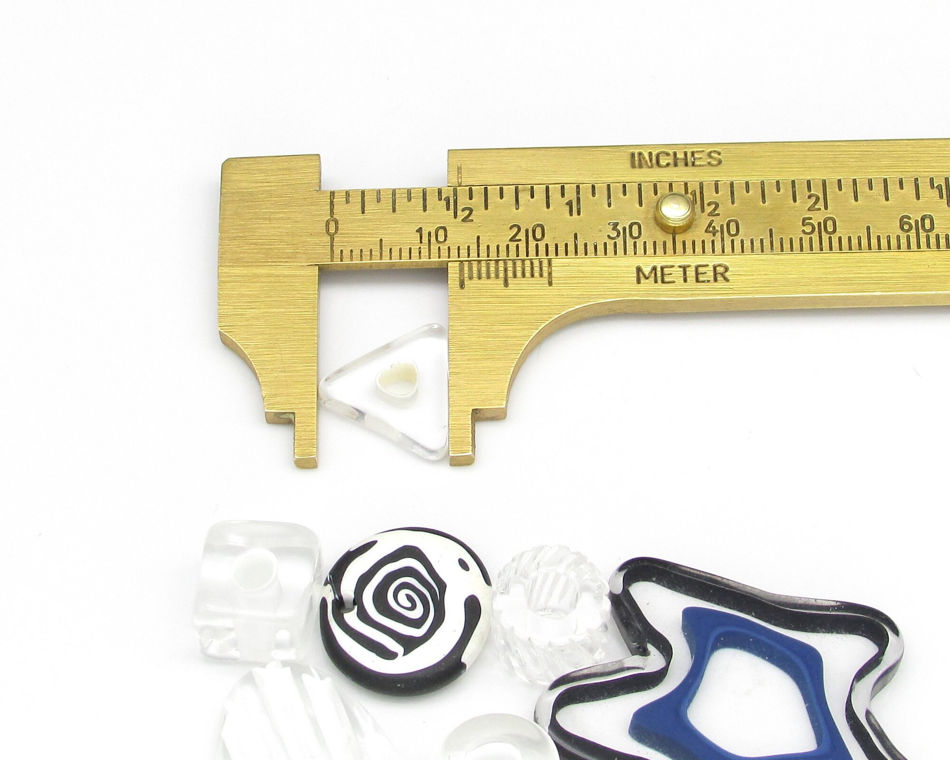 Monochrome Furnace Cane Bead Mix