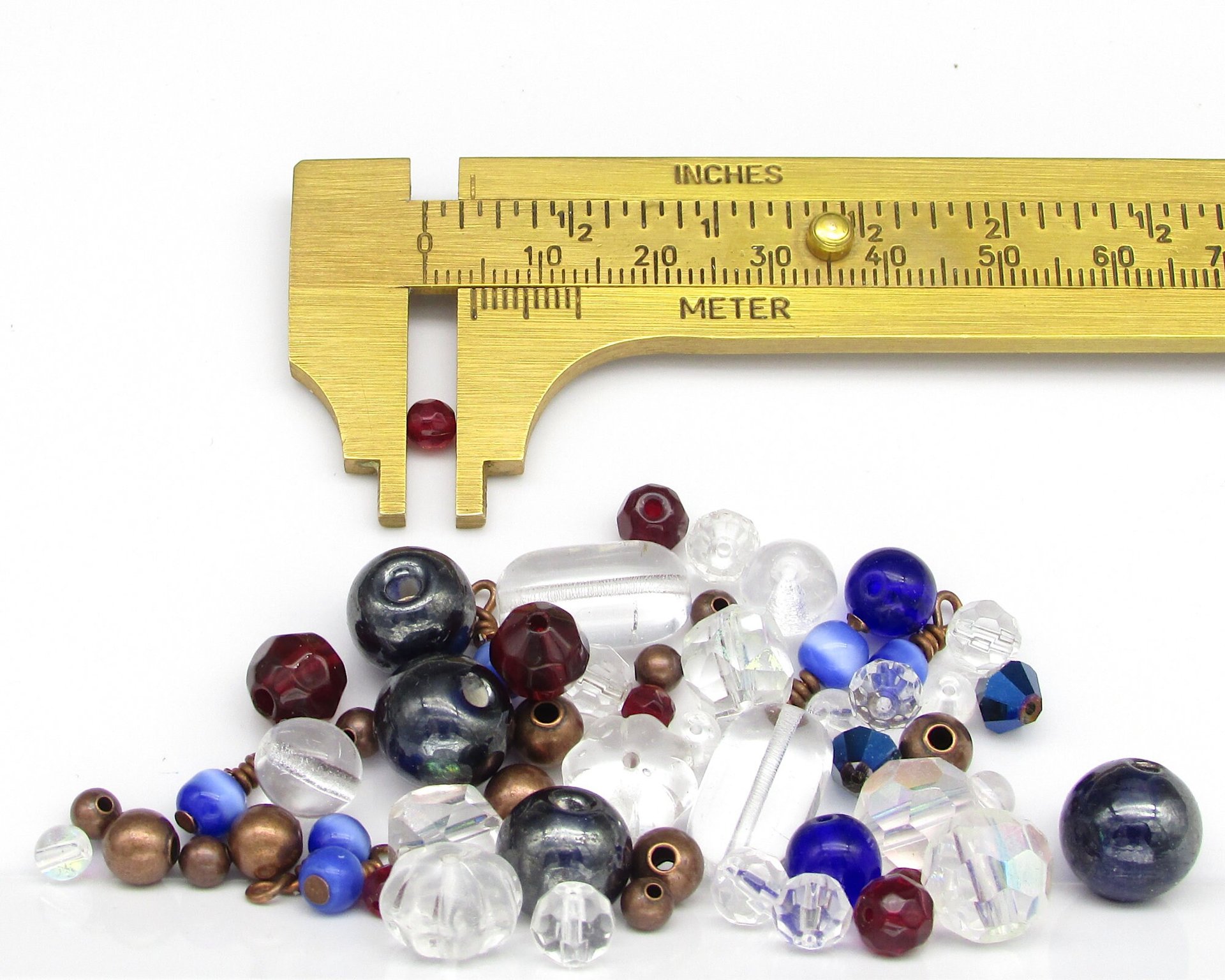 DIY Beading Kit for Making Wearable Projects, 60 pc Beads and Die Cuts