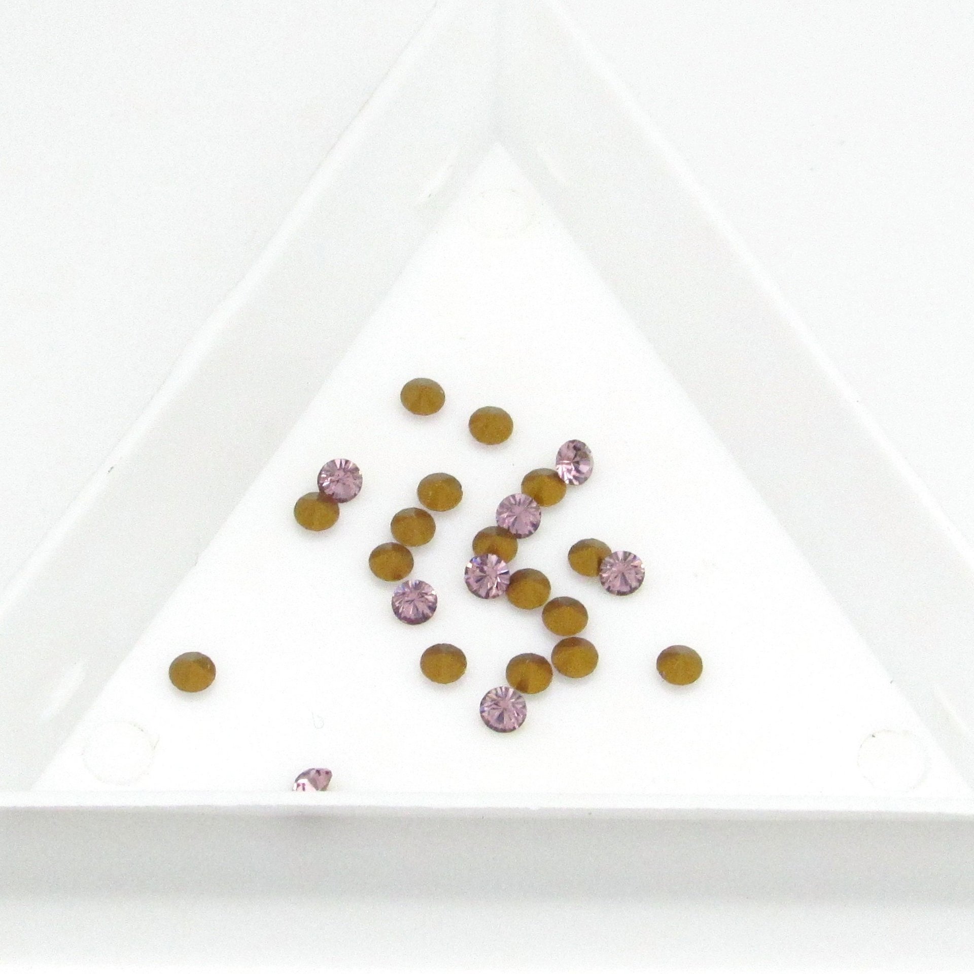 Vintage Rhinestone Chatons PP20 Crystal Point Backs, 2.6-2.7mm SS9 Non-Hotfix