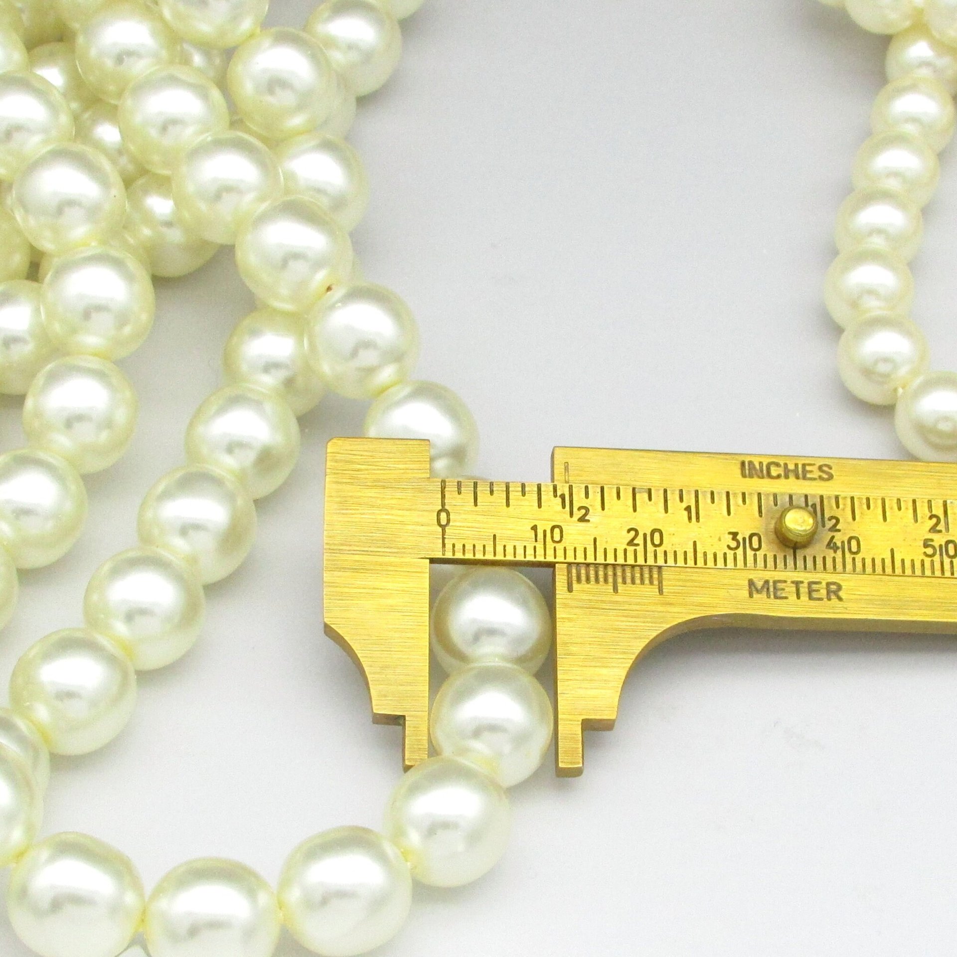 Light Cream Glass Pearls, 8mm 10mm 12mm Round Beads