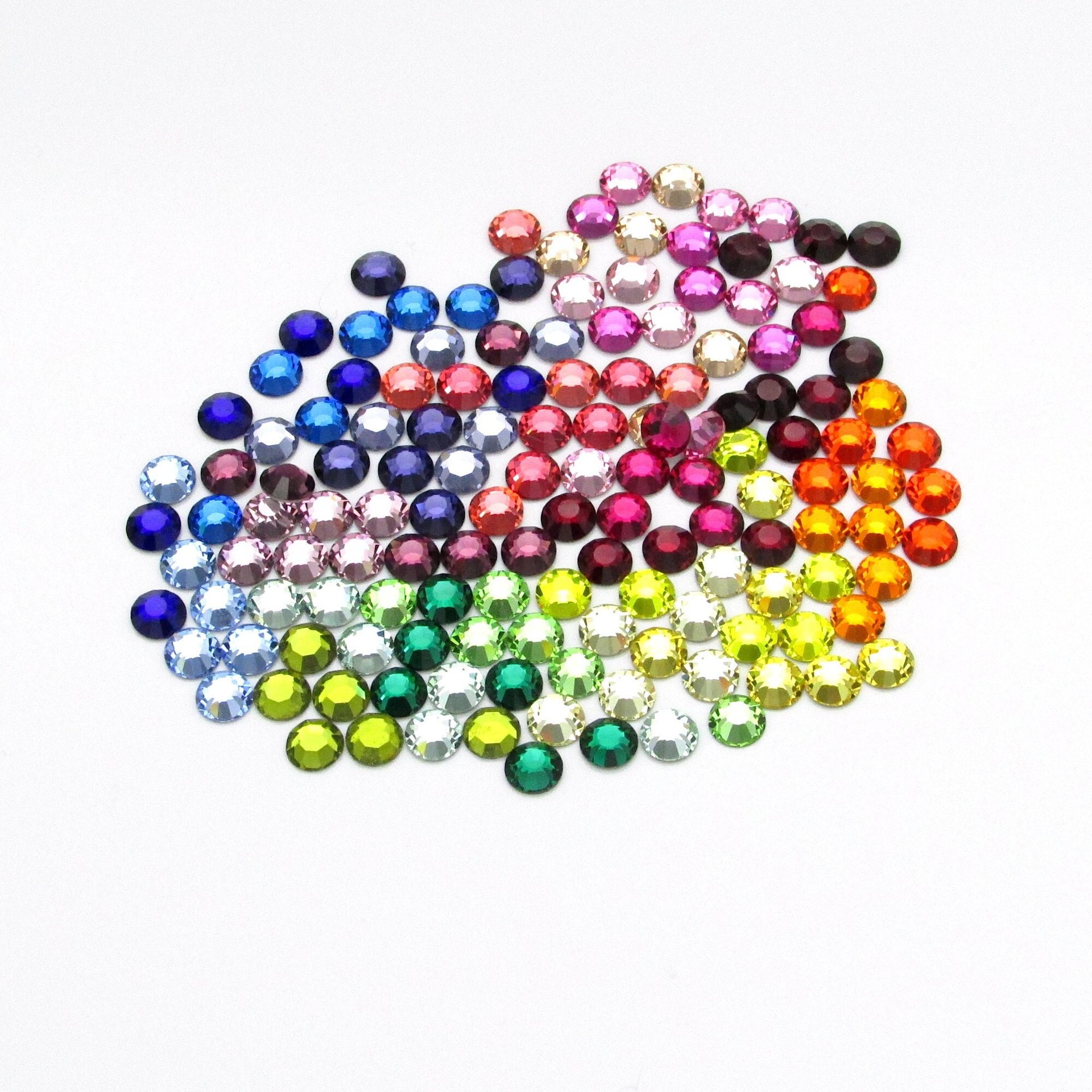 Rhinestone Flat Back Mix 20ss Machine Cut Non-Hotfix Preciosa Crystal VIVA12 Chaton Roses