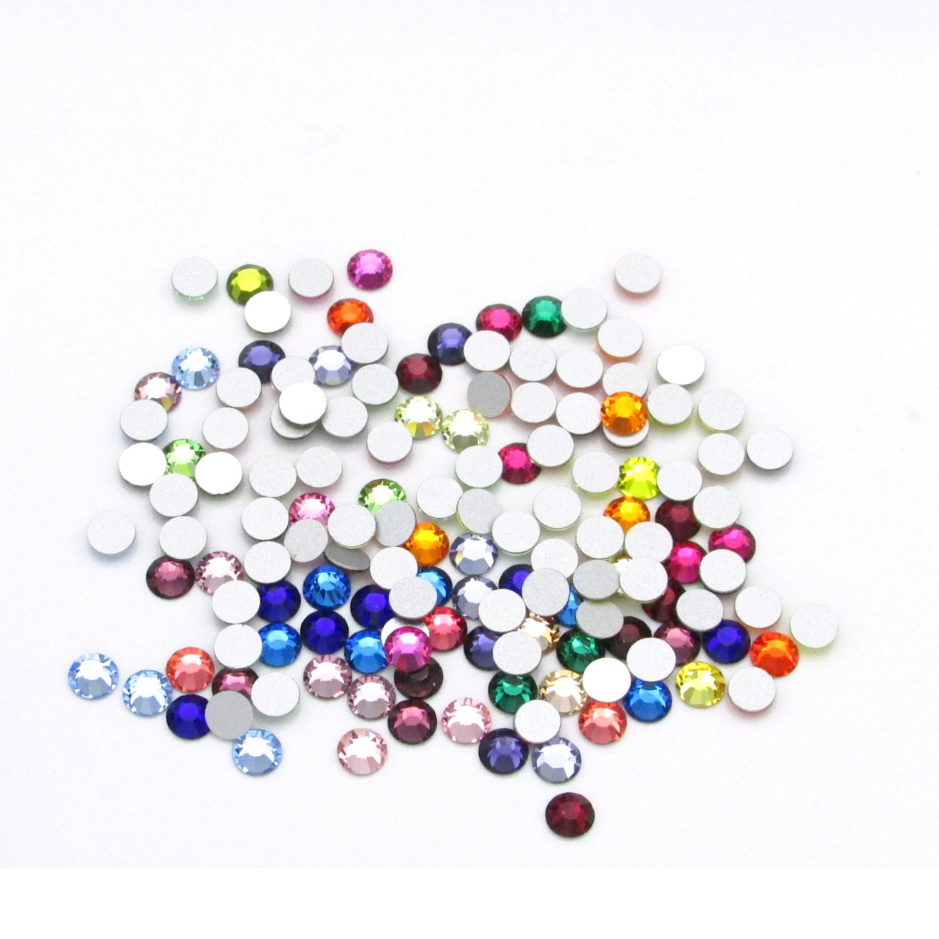 Rhinestone Flat Back Mix 20ss Machine Cut Non-Hotfix Preciosa Crystal VIVA12 Chaton Roses