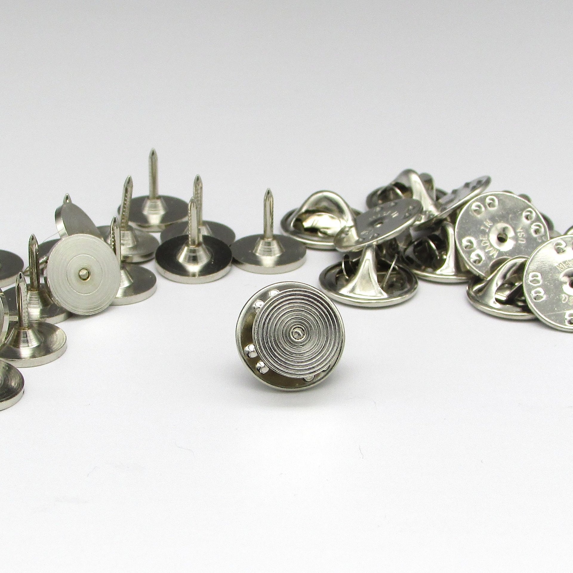 10mm Tie Tack Findings, Lapel Pin Posts and Clutches