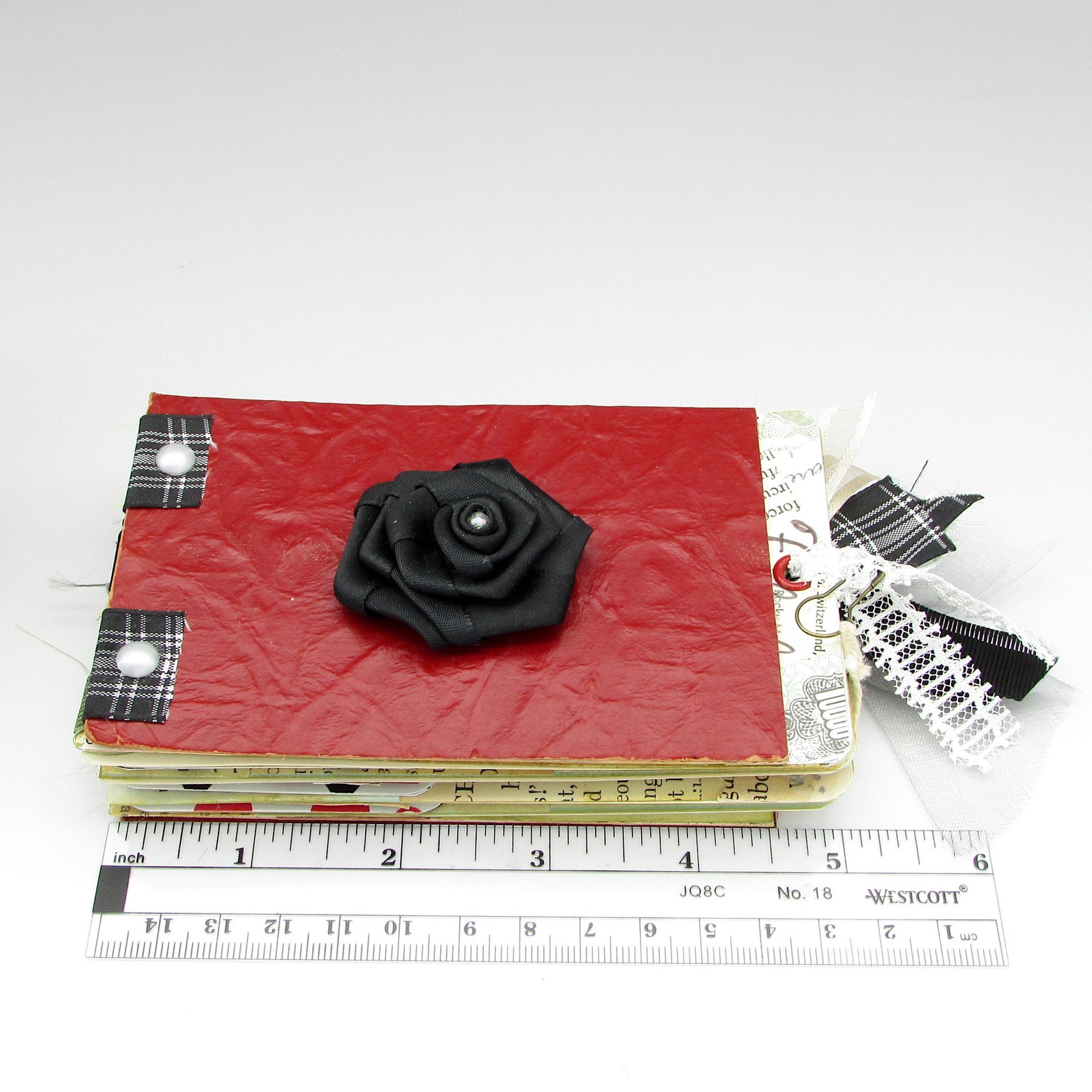 Mini Tag Junk Journal with Tab Binding