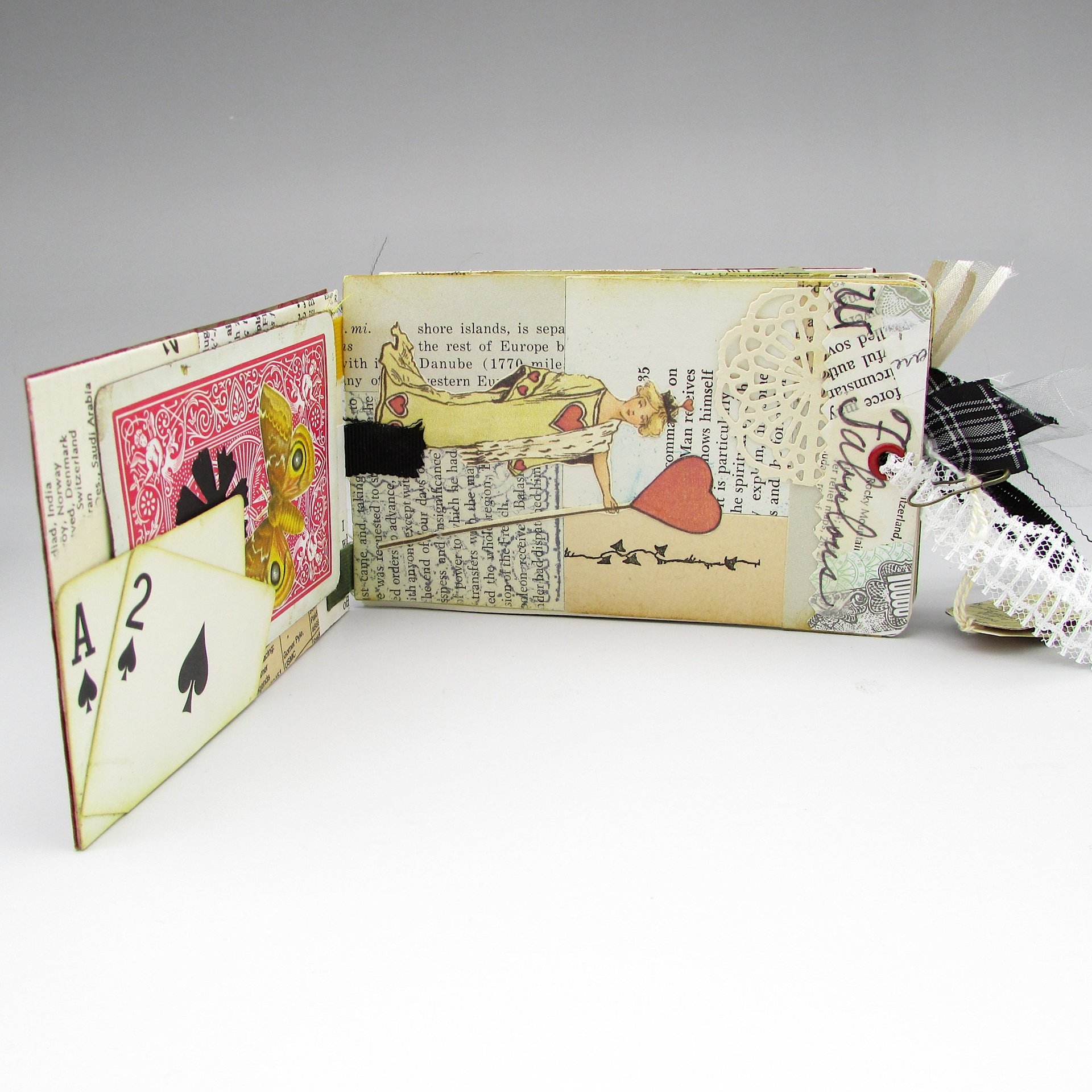 Mini Tag Junk Journal with Tab Binding