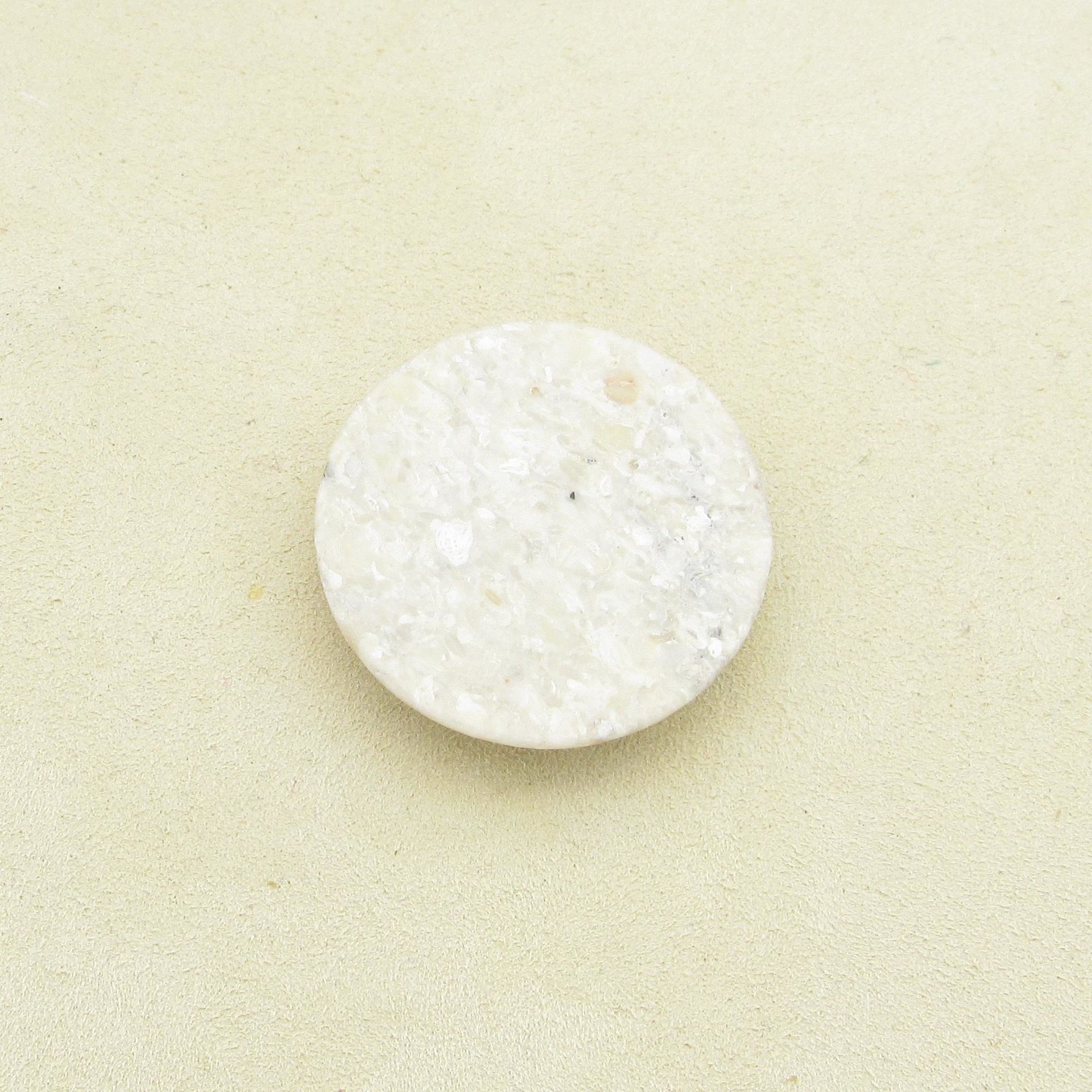 Large Round Cabochon, 30mm Beige Jasper