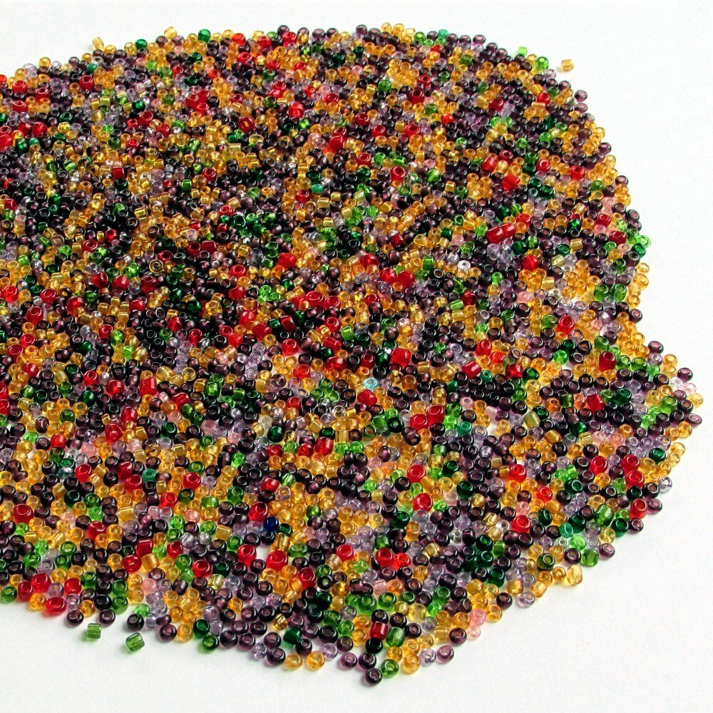Vintage 10/0 Seed Bead Mix