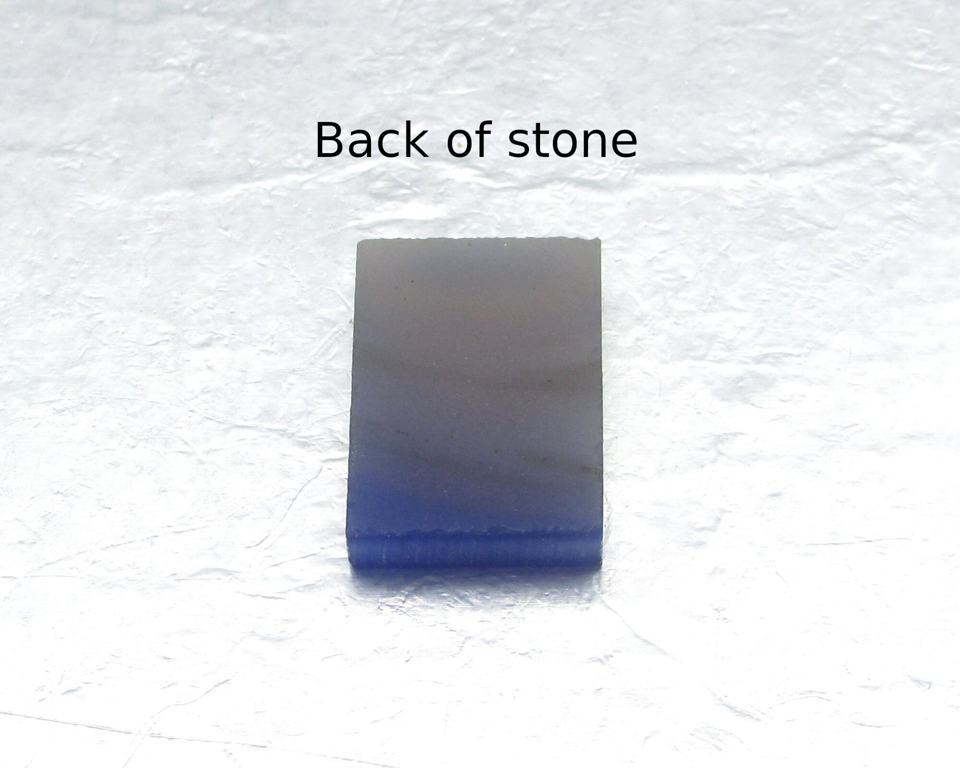 Rectangular Cabochon, Violet Dyed Agate 16x11mm