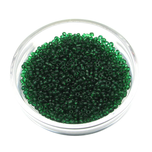 10/0 Round Seed Beads Translucent Green