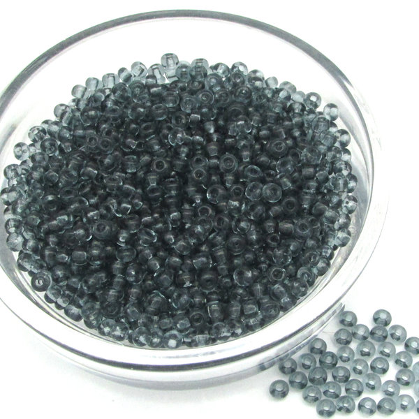 10/0 Tiny Seed Beads, Translucent Gray